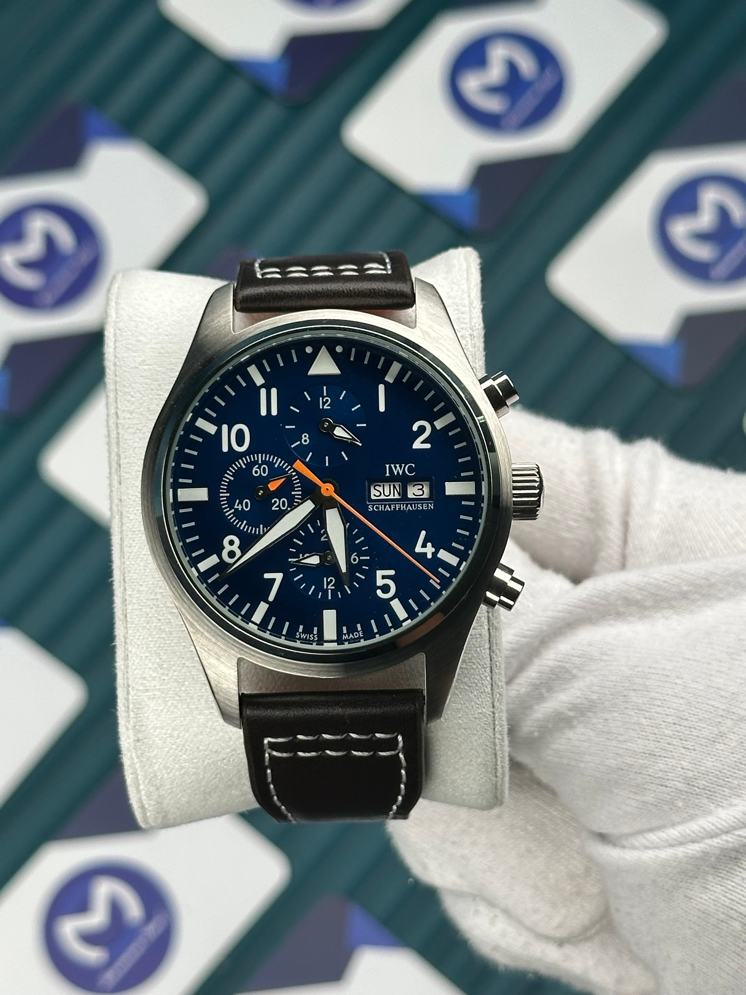 IWC SPECIAL EDITION BLUE ORANGE PILOT'S