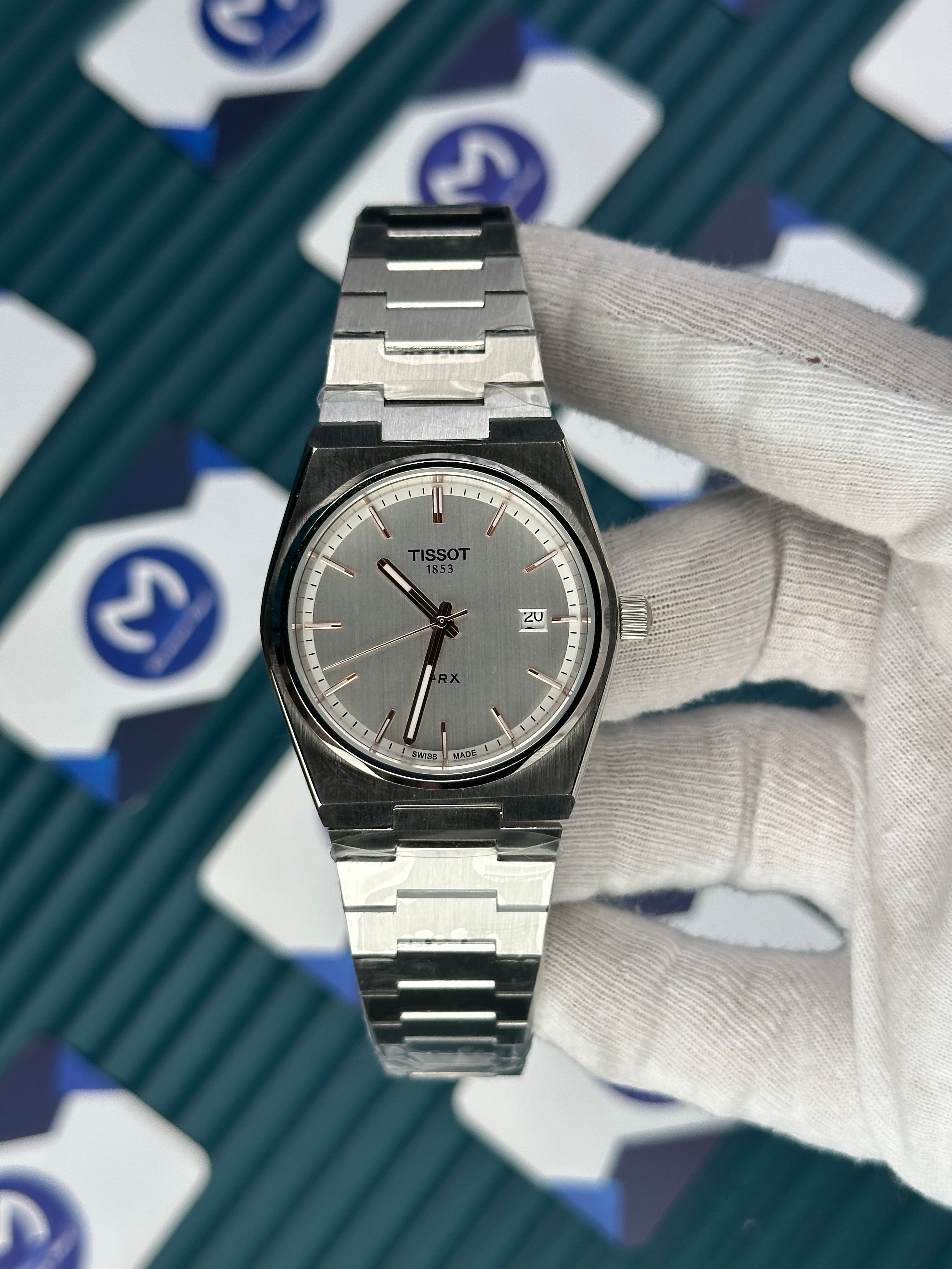 TISSOT PRX GREY DIAL SILVER