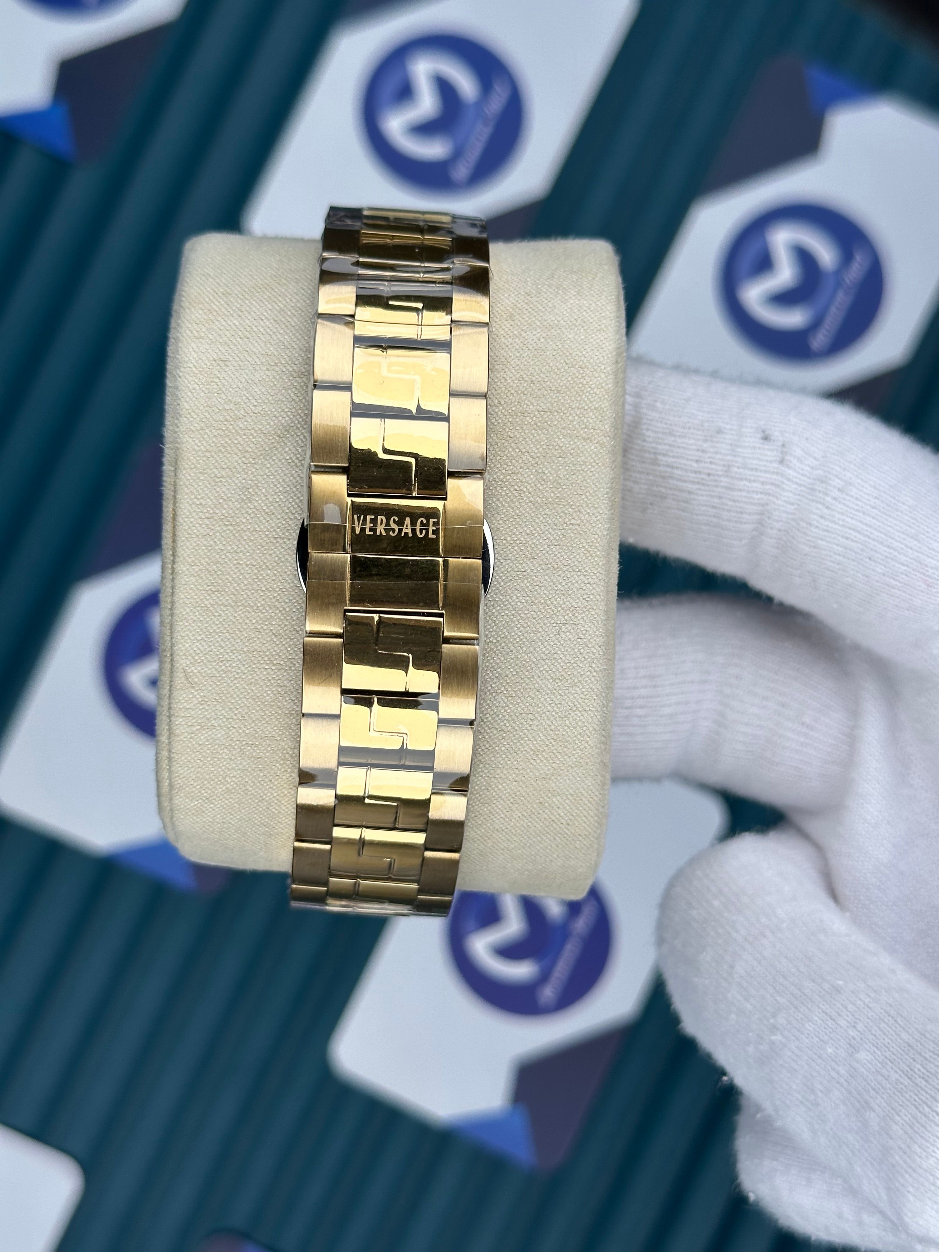 Versace Gold Kordon Yeşil  Kadran