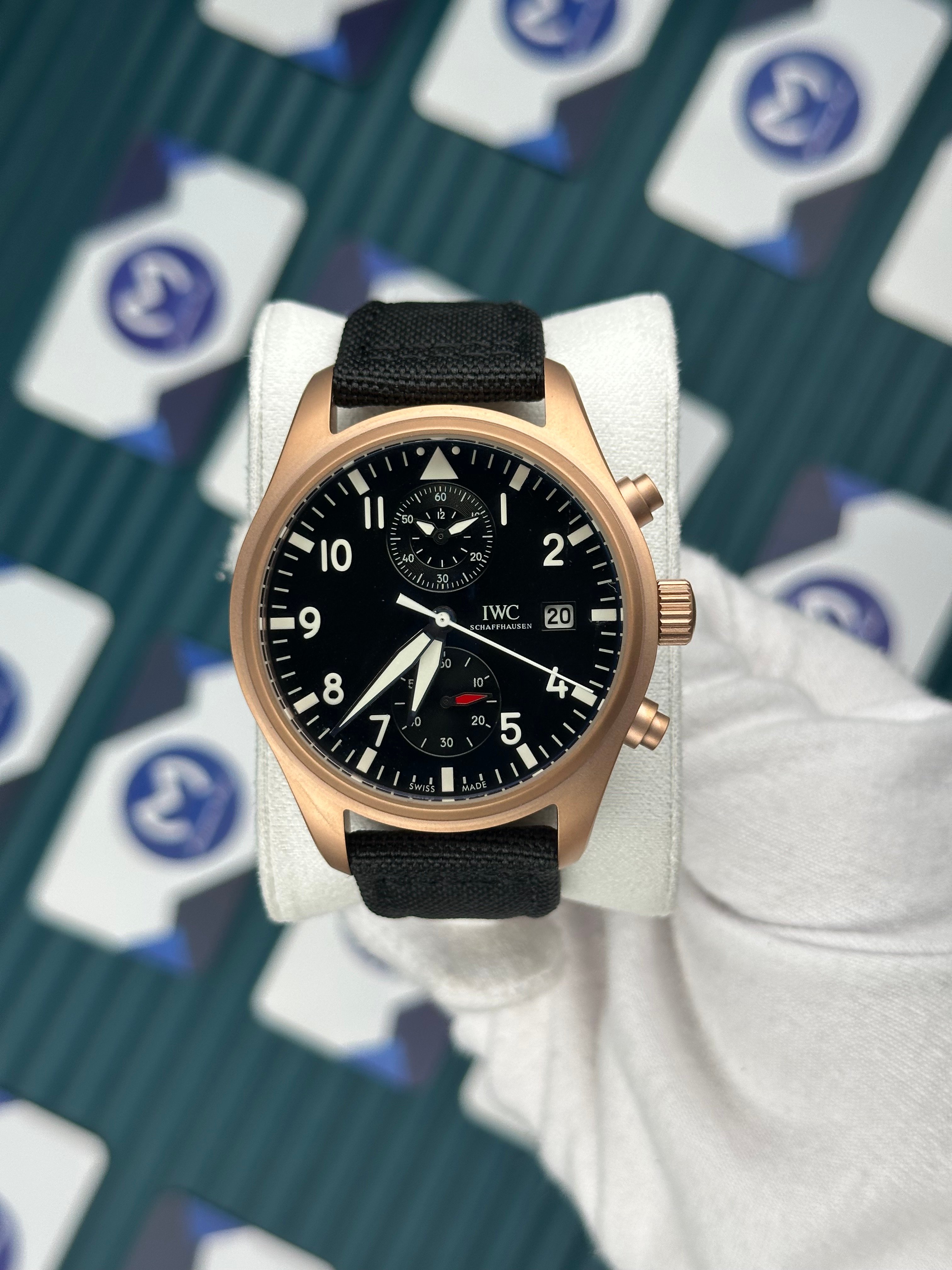 IWC Rose Kasa Siyah Bez Kordon