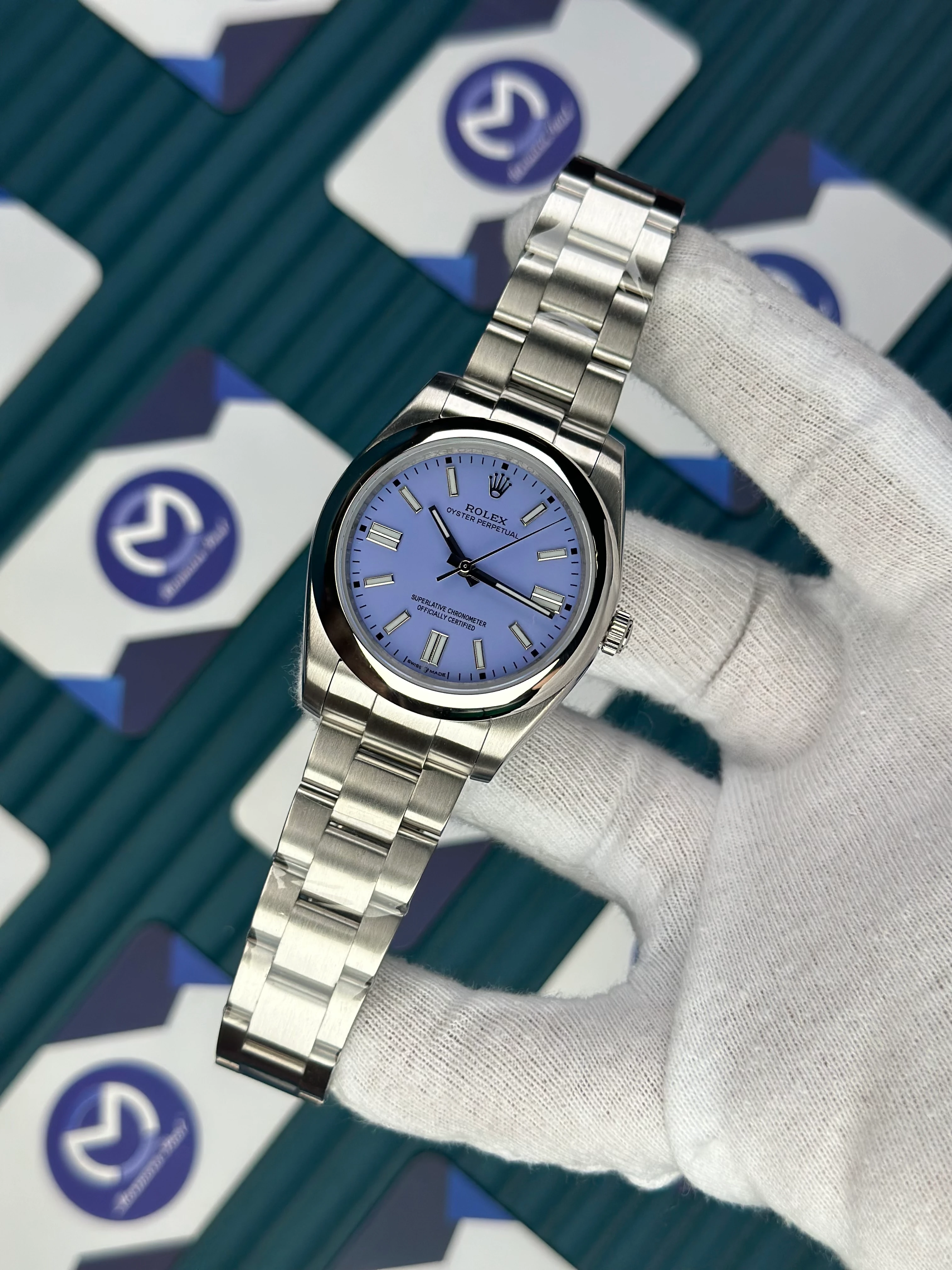 ROLEX OYSTER PERPETUAL PURPLE 
