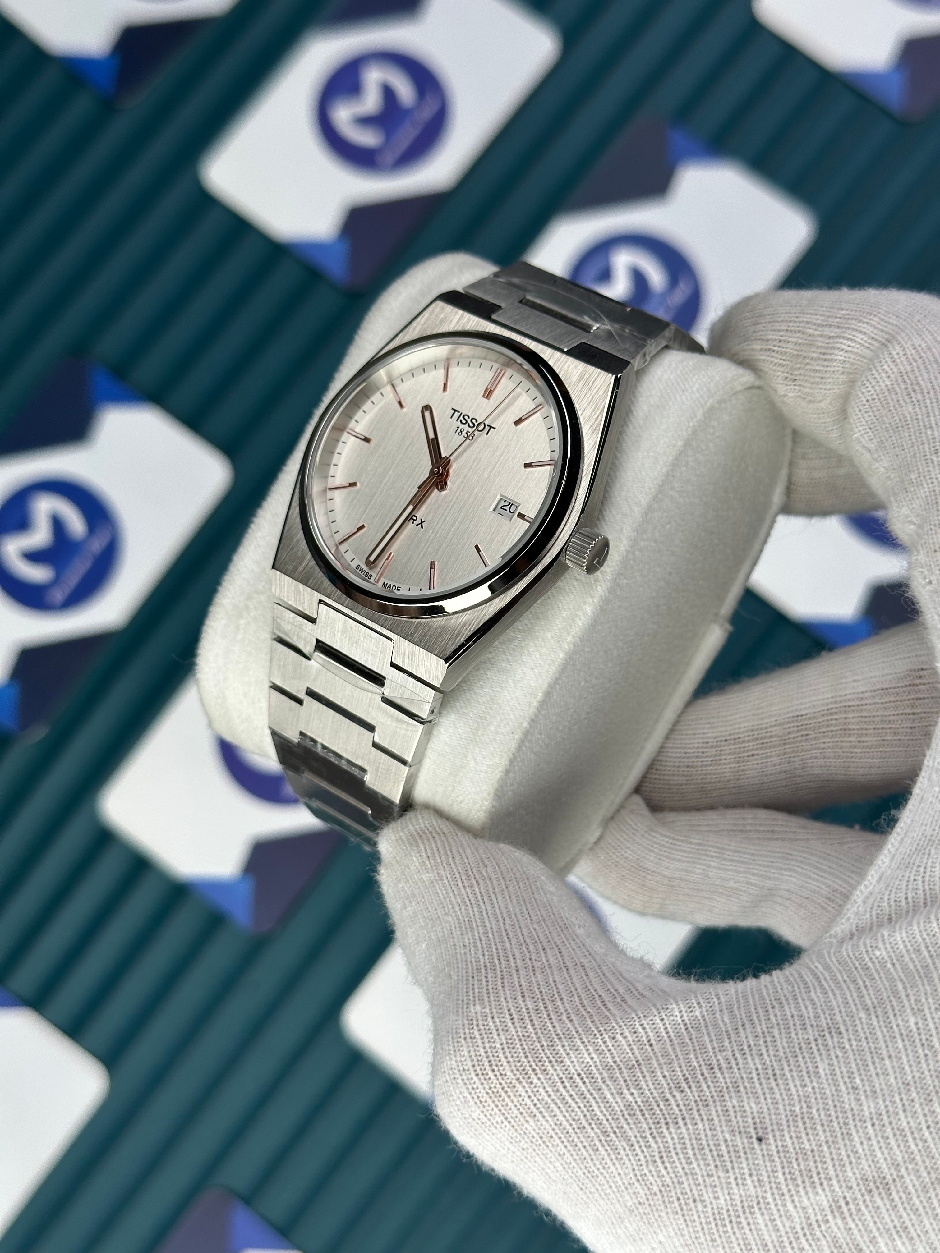 TISSOT PRX GREY DIAL SILVER