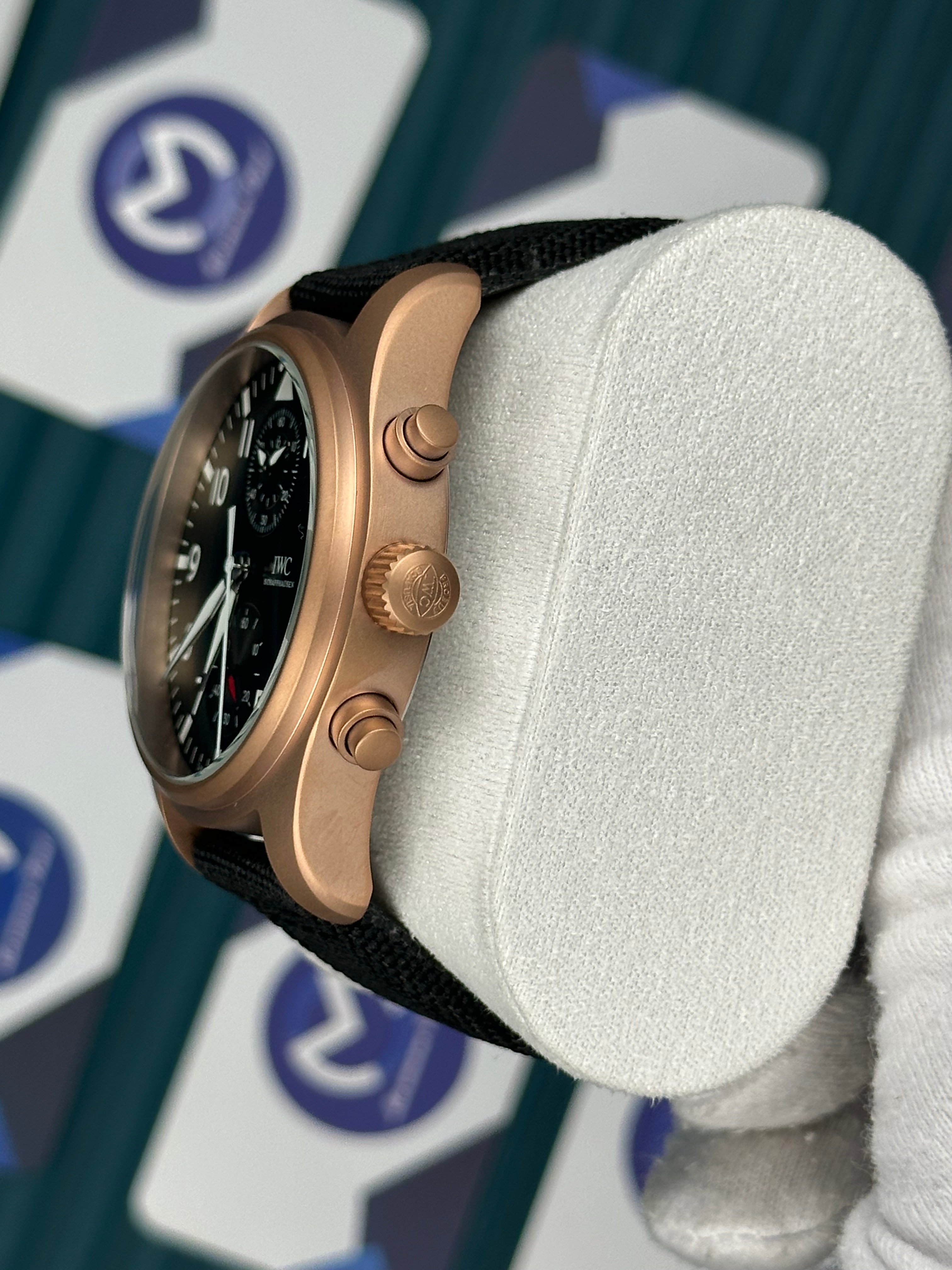 IWC Rose Kasa Siyah Bez Kordon