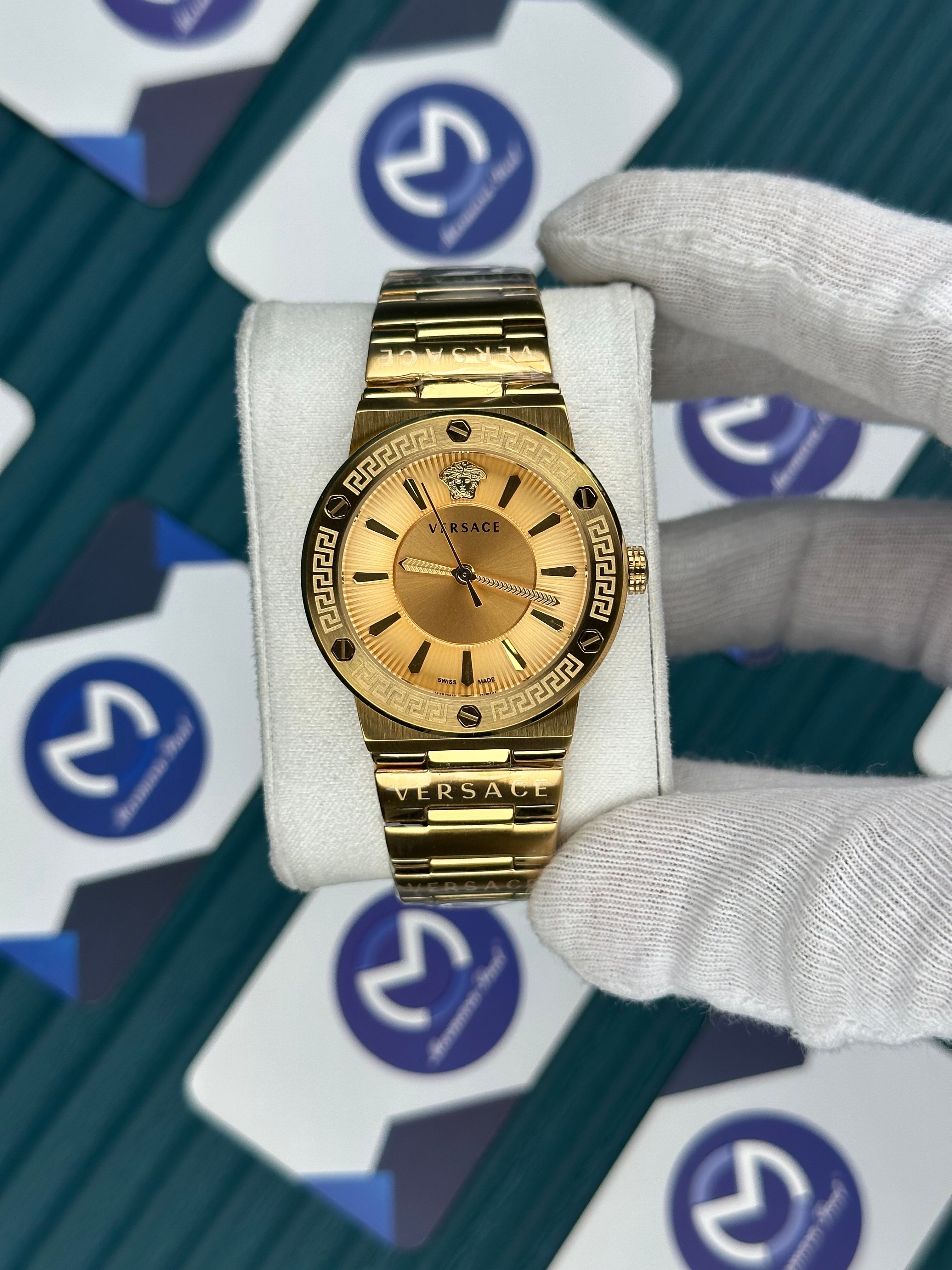 VERSACE 36 GOLD DAIL GOLD CORD