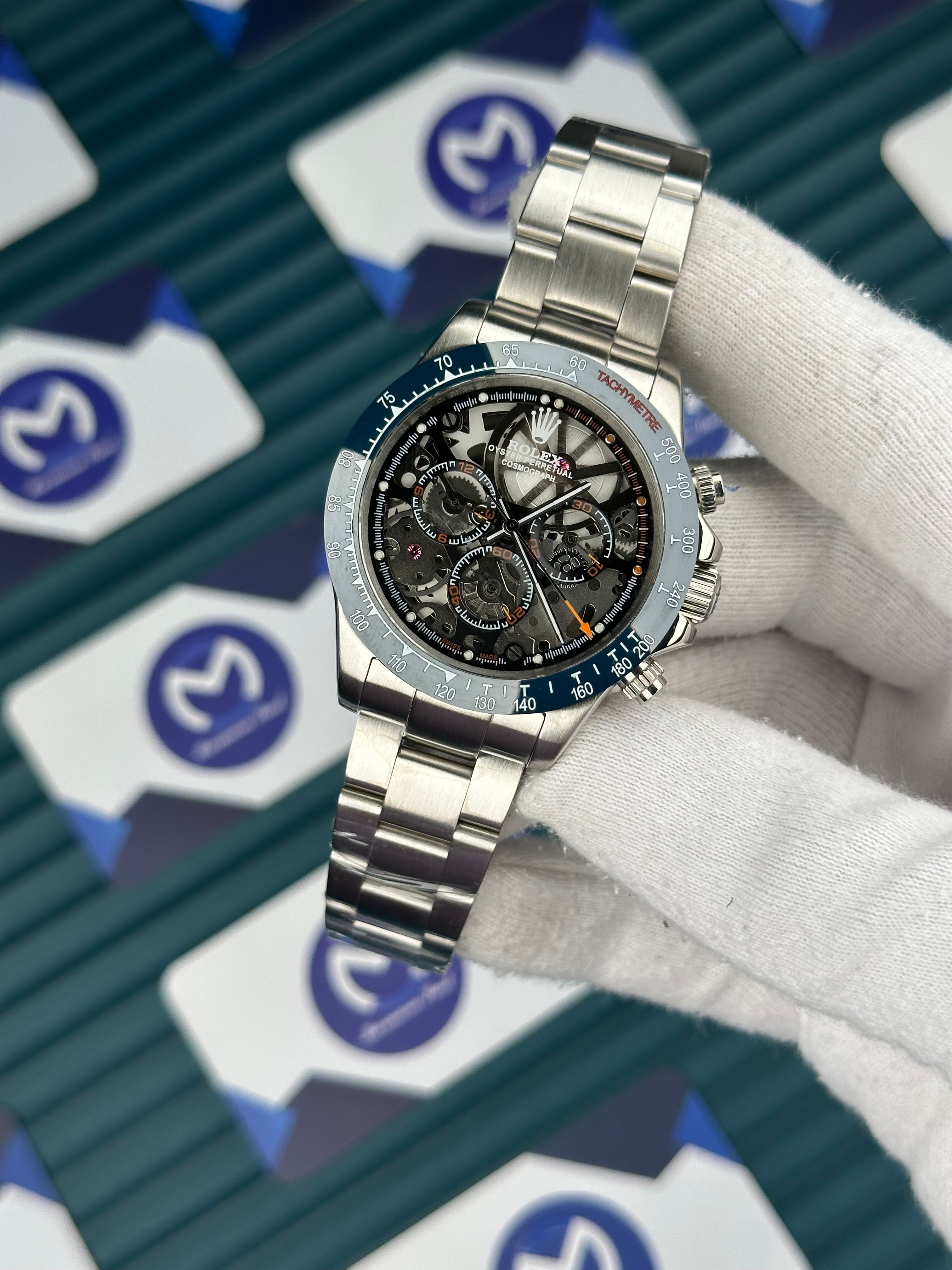 Rolex Daytona Juan Pablo Montoya Artisans De Geneve Mavi Bezel