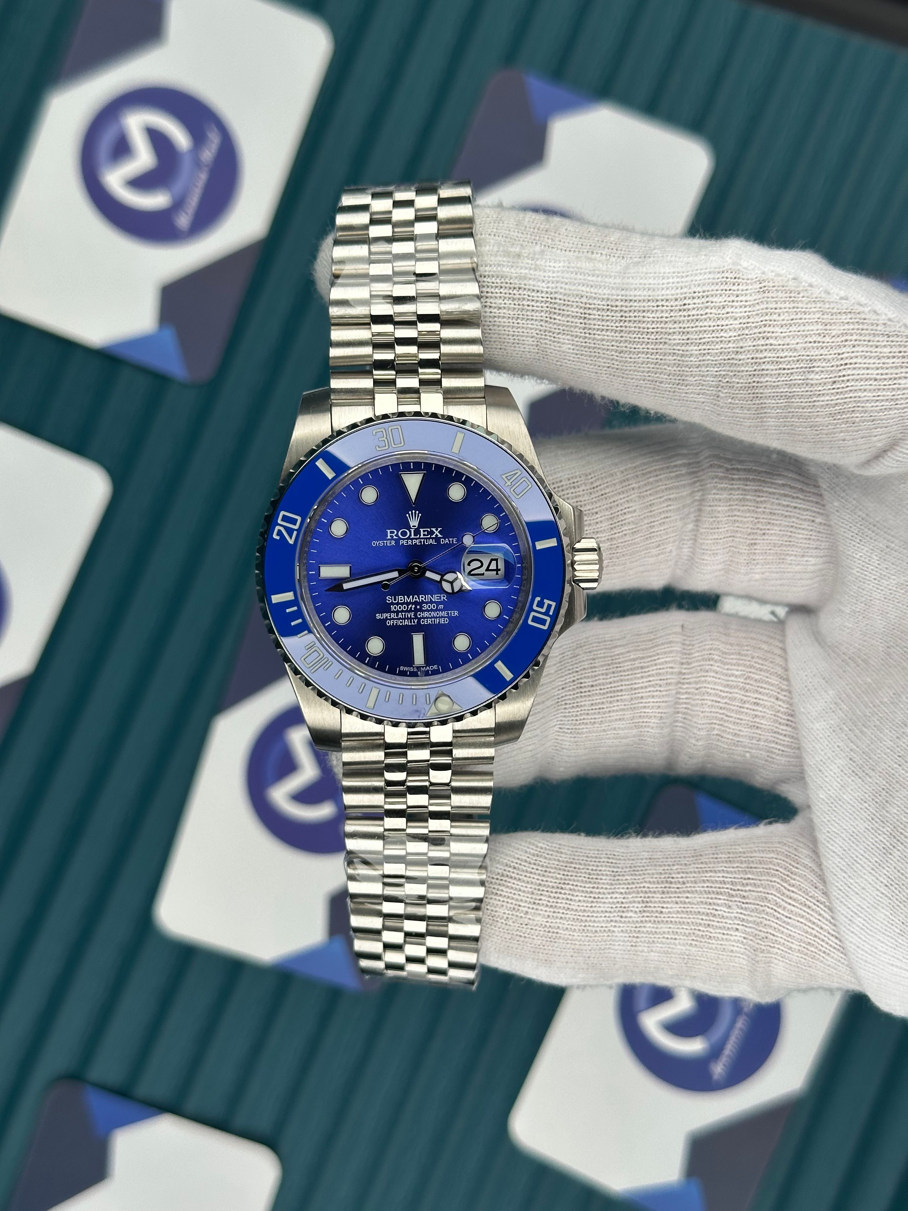 ROLEX SUBMARINER SMURF JUBILE