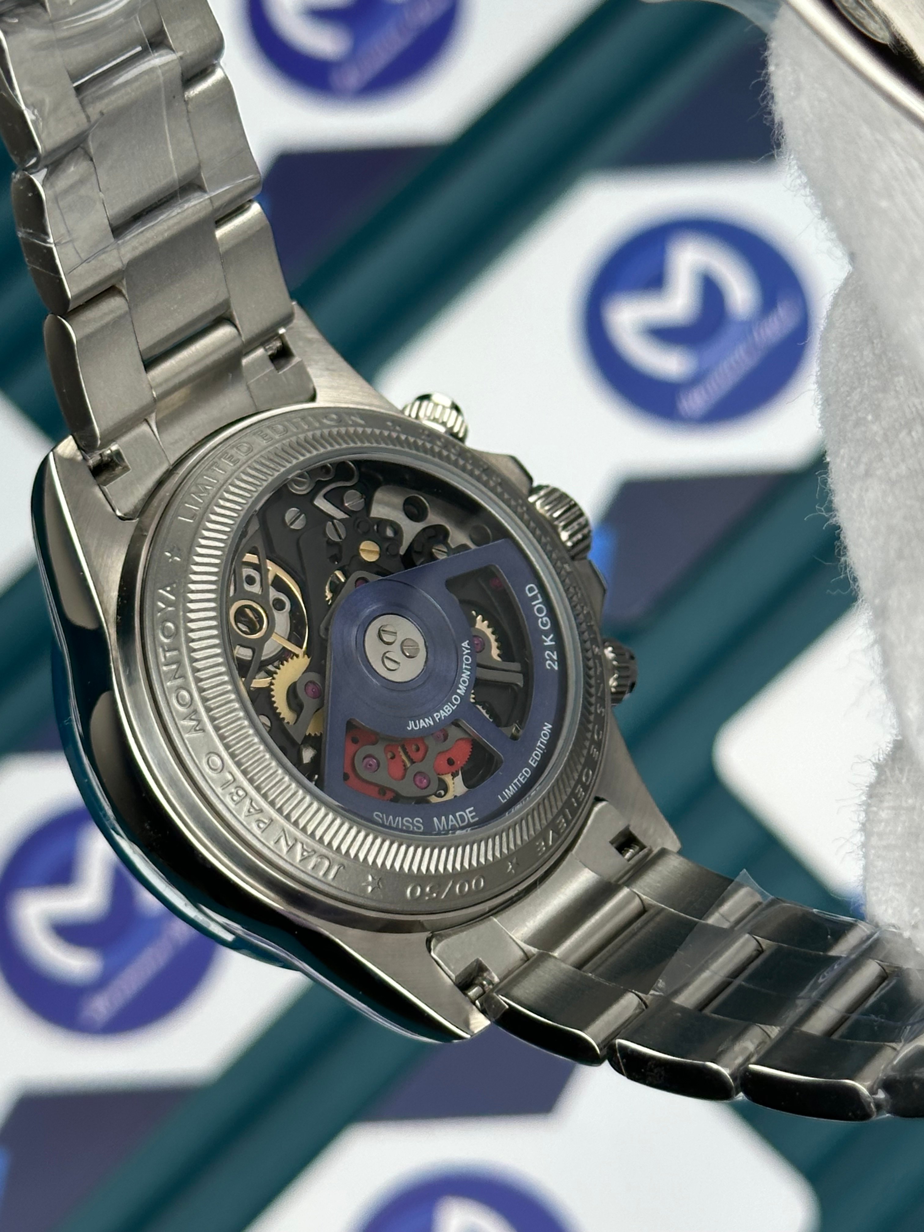 Rolex Daytona Juan Pablo Montoya Artisans De Geneve Mavi Bezel