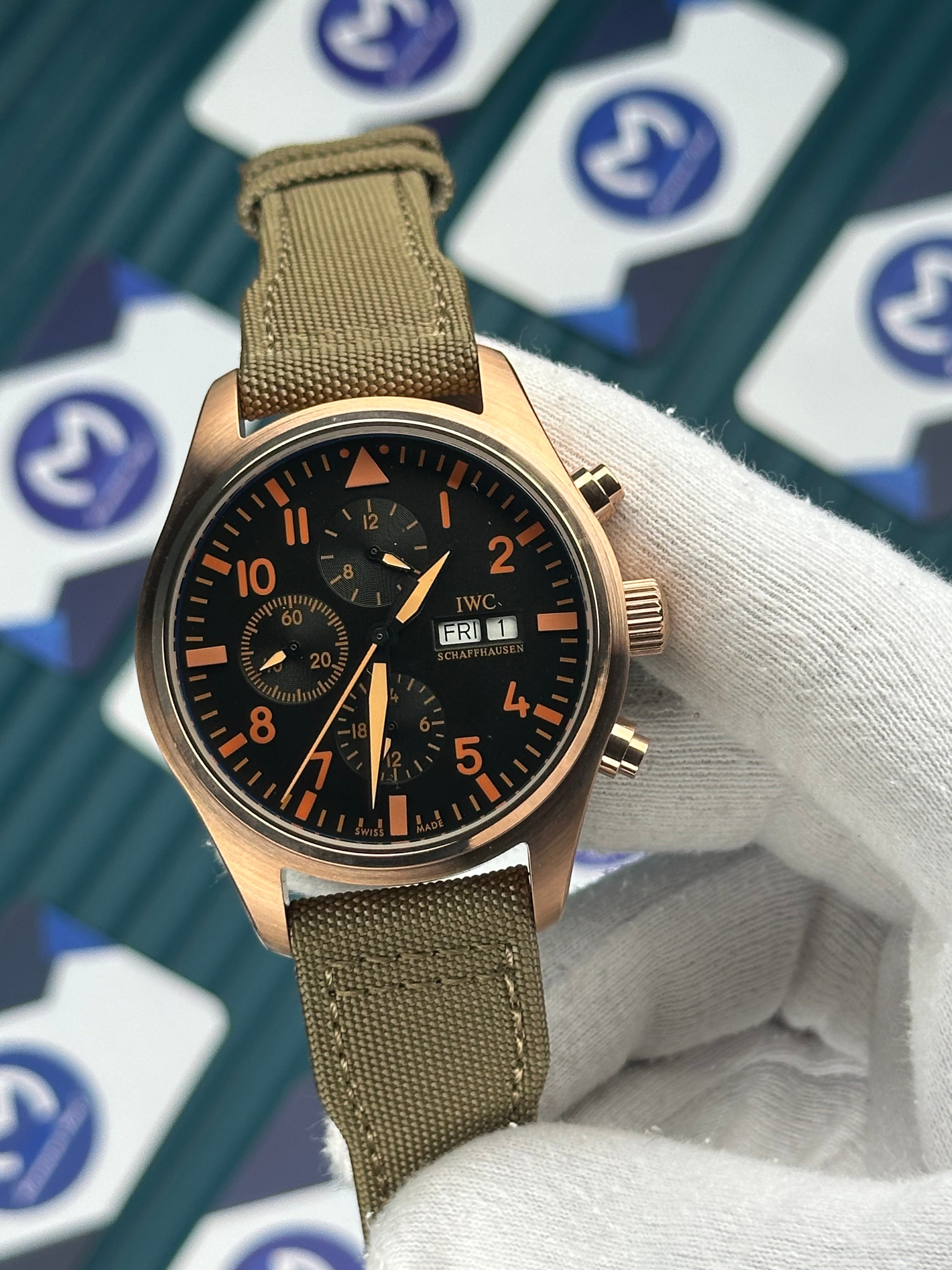 IWC Big Pilot Bej Chronometer Black Dial 