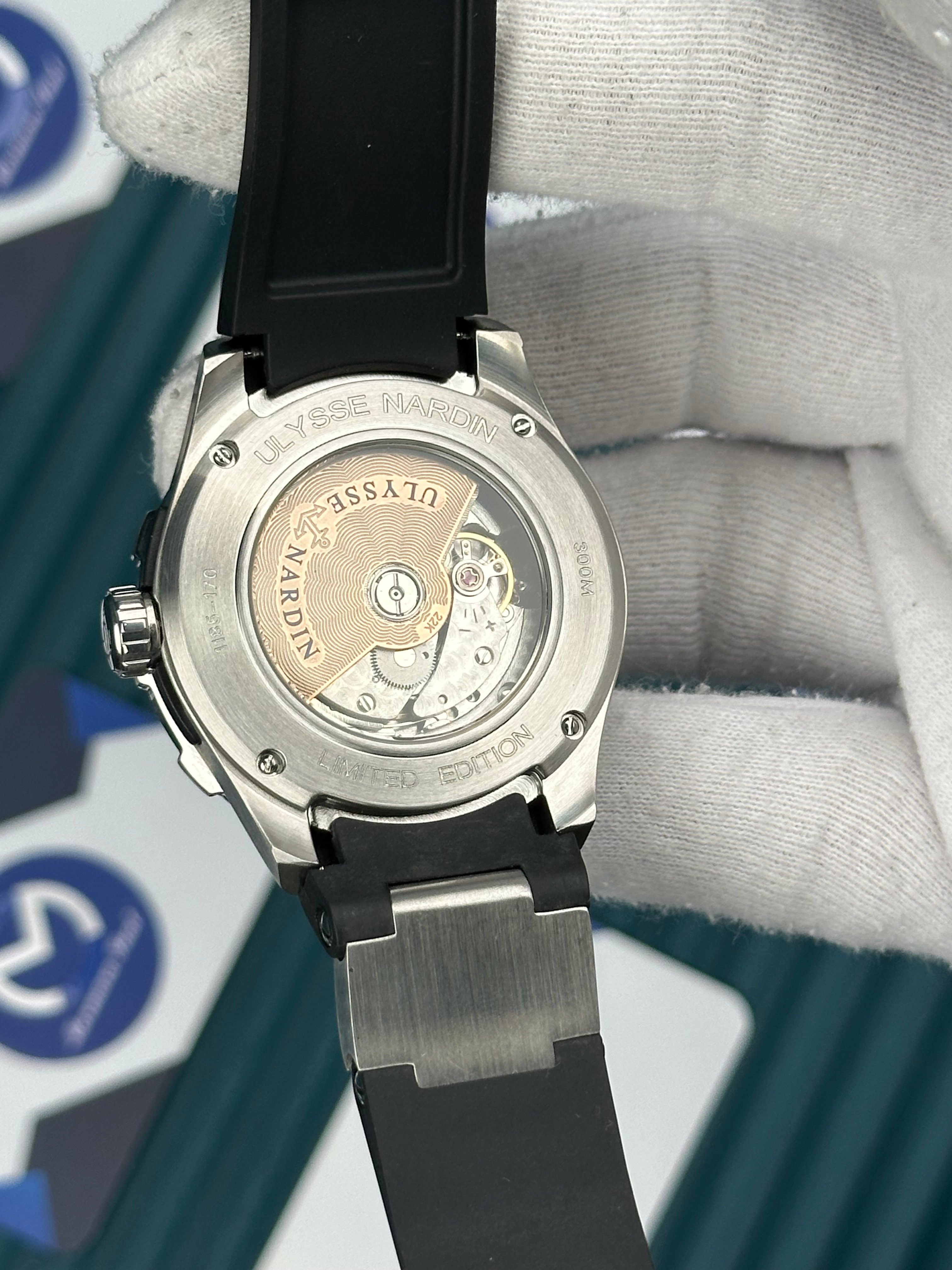 Ulysse Nardin Chronometer Automatic Black Yellow Line