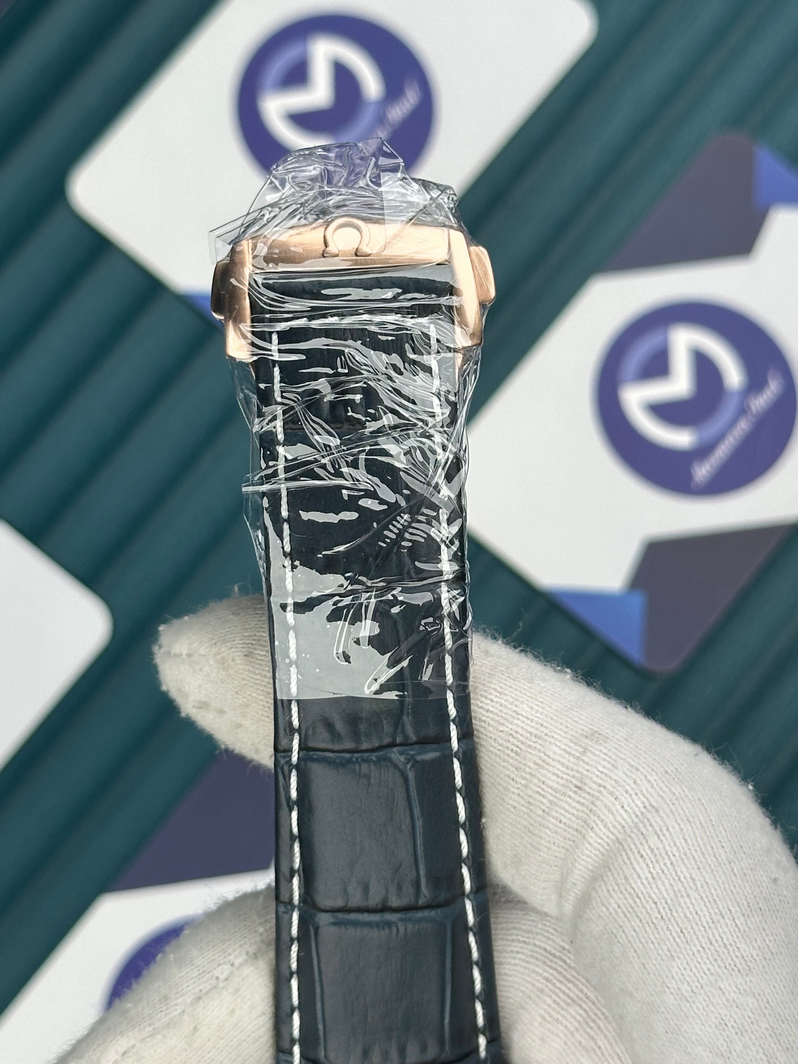 Omega Seamaster Dark Side Of The Moon Mavi Desenli Kadran