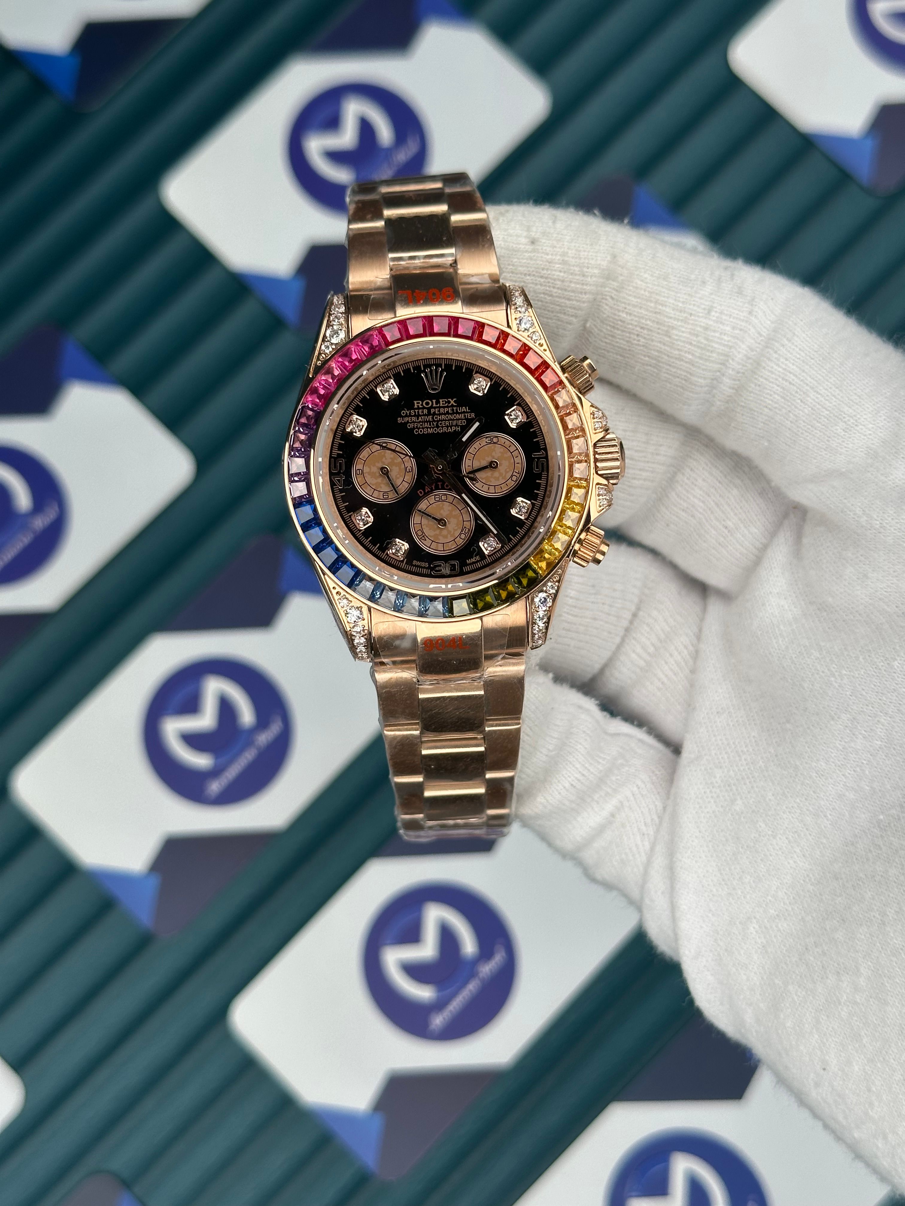 Rolex Rainbow Rose Gold 