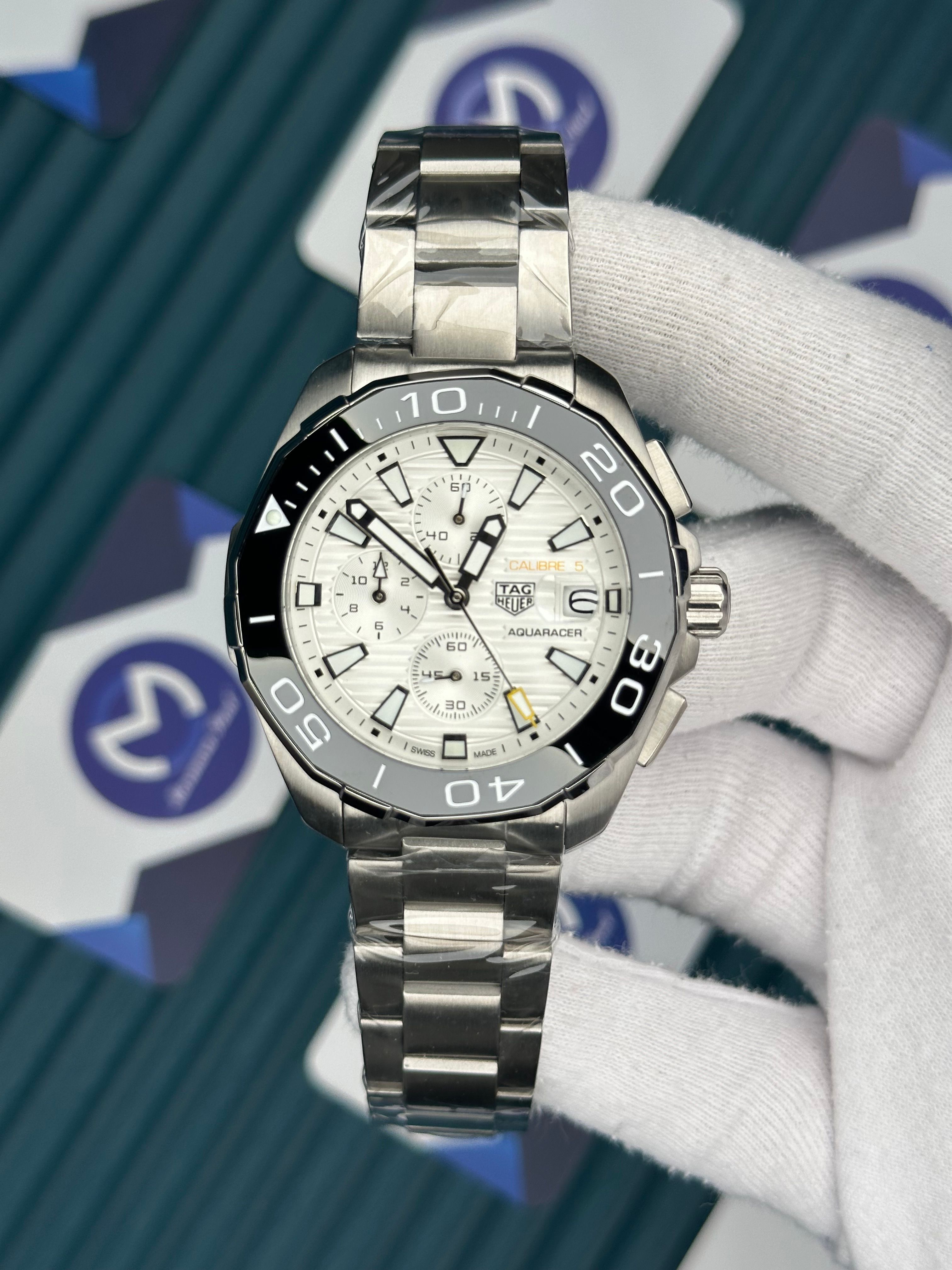 Tagheuer Aquaracer Beyaz Kadran Fonksiyonlu 