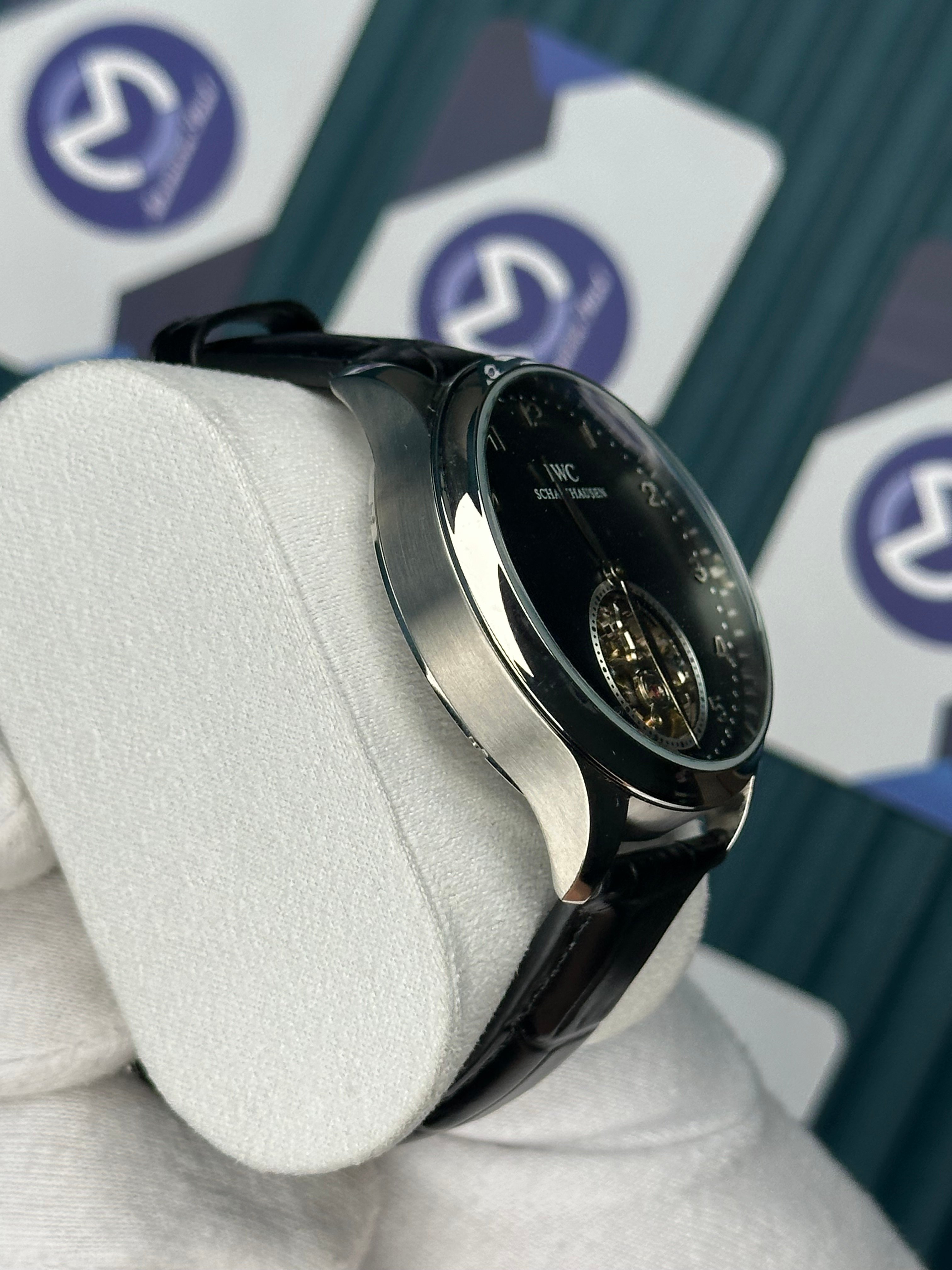 IWC BIG PILOT TOURBILLON BLACK DIAL 