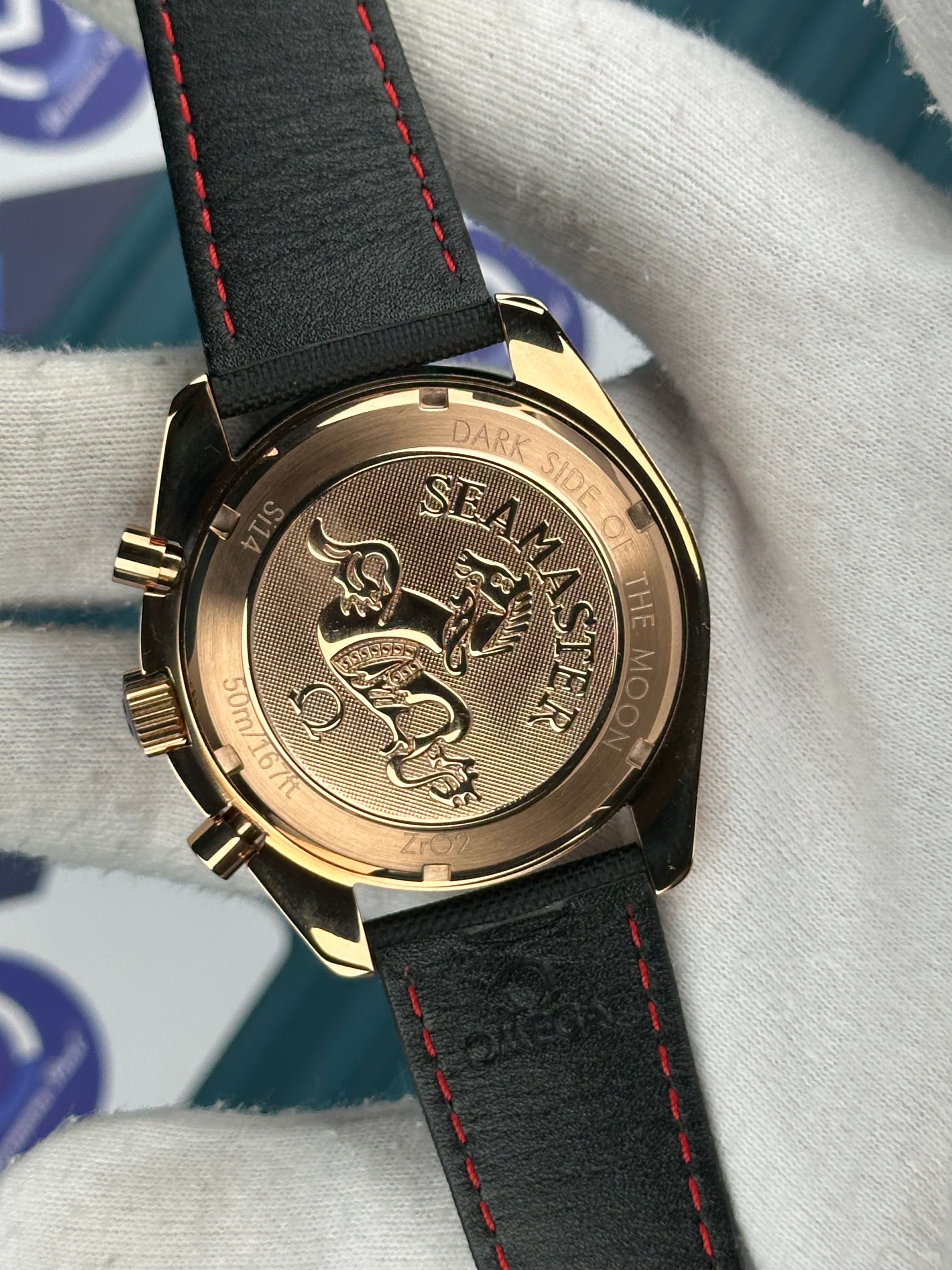 Omega Speedmaster Racing Rose Deri Kordon 