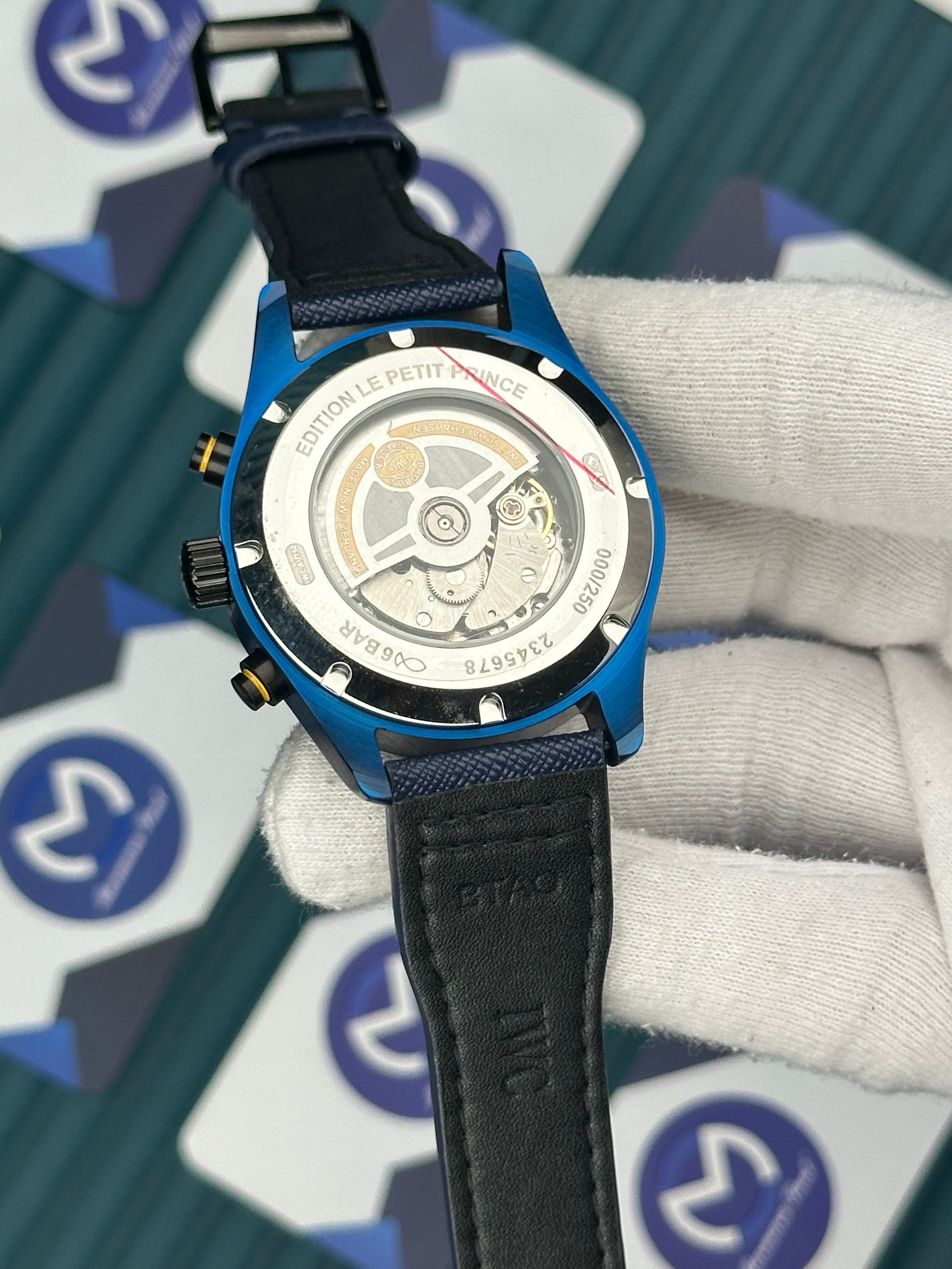 IWC EDITION LE PETTIT PRINCE BLUE CASE CHRONOGRAPH AUTOMATIC