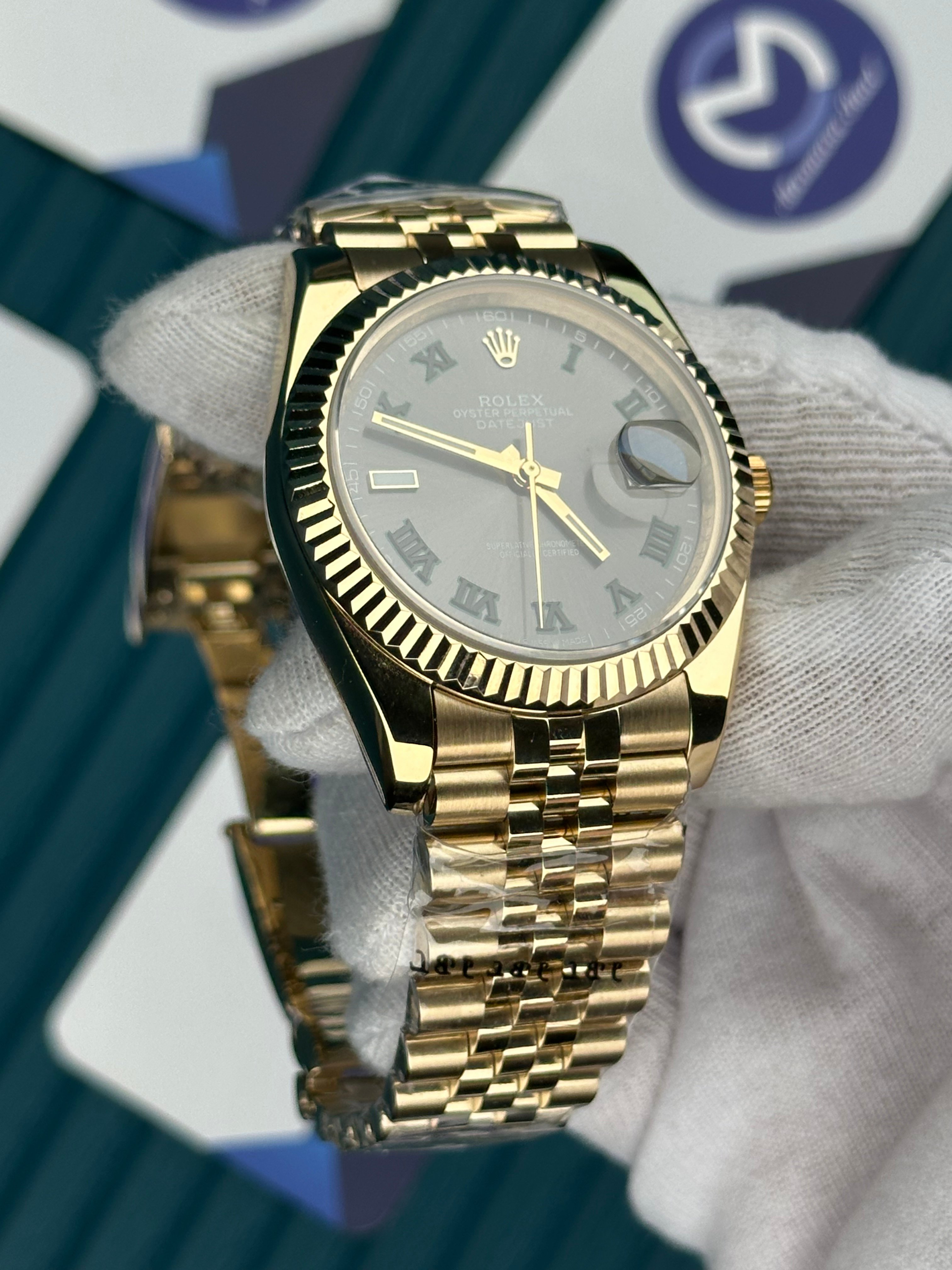 ROLEX DATEJUST WIMBLEDON GOLD JUBILE
