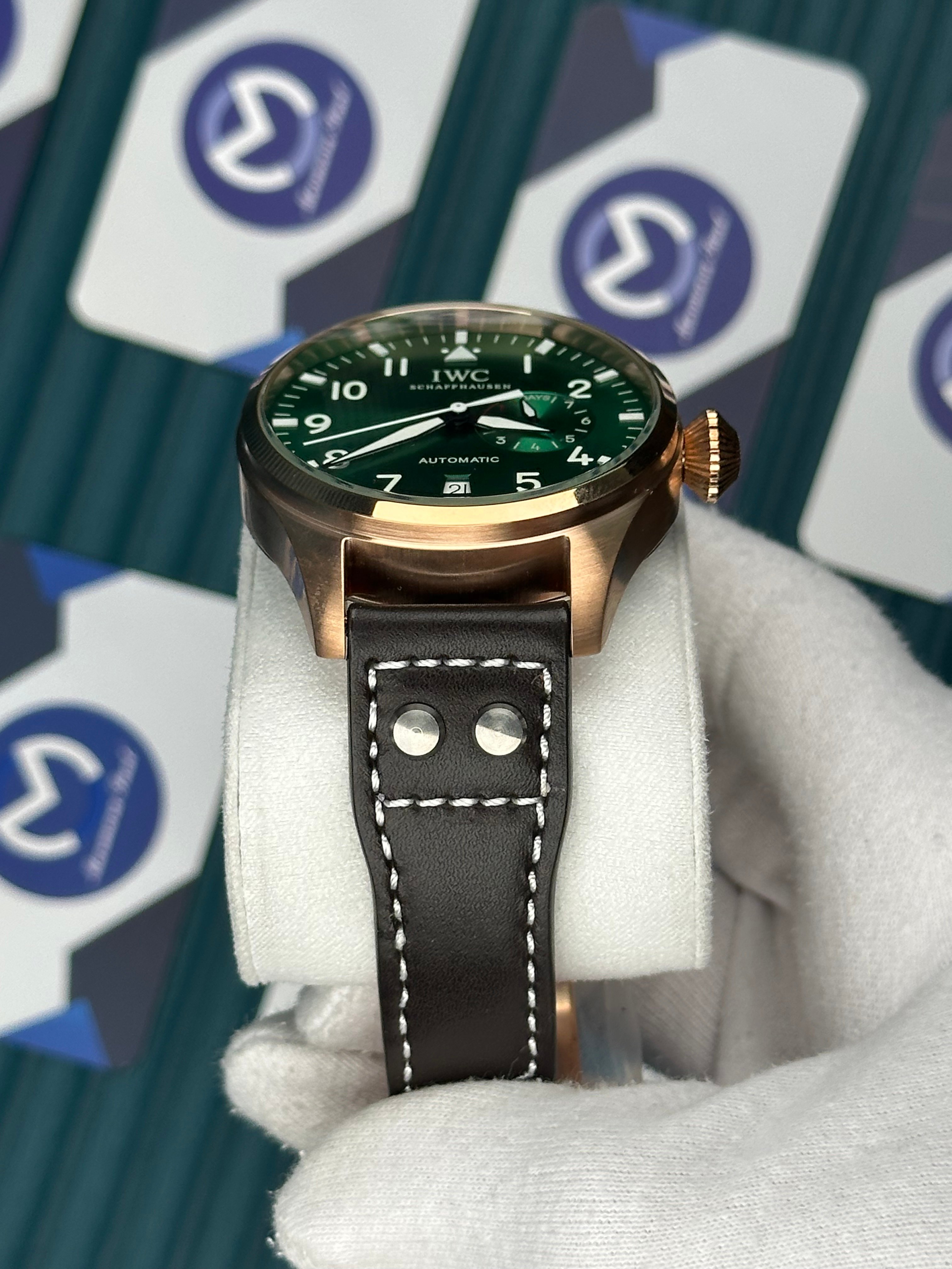 Iwc Schaffhausen Green Dial Chronometer Automatic