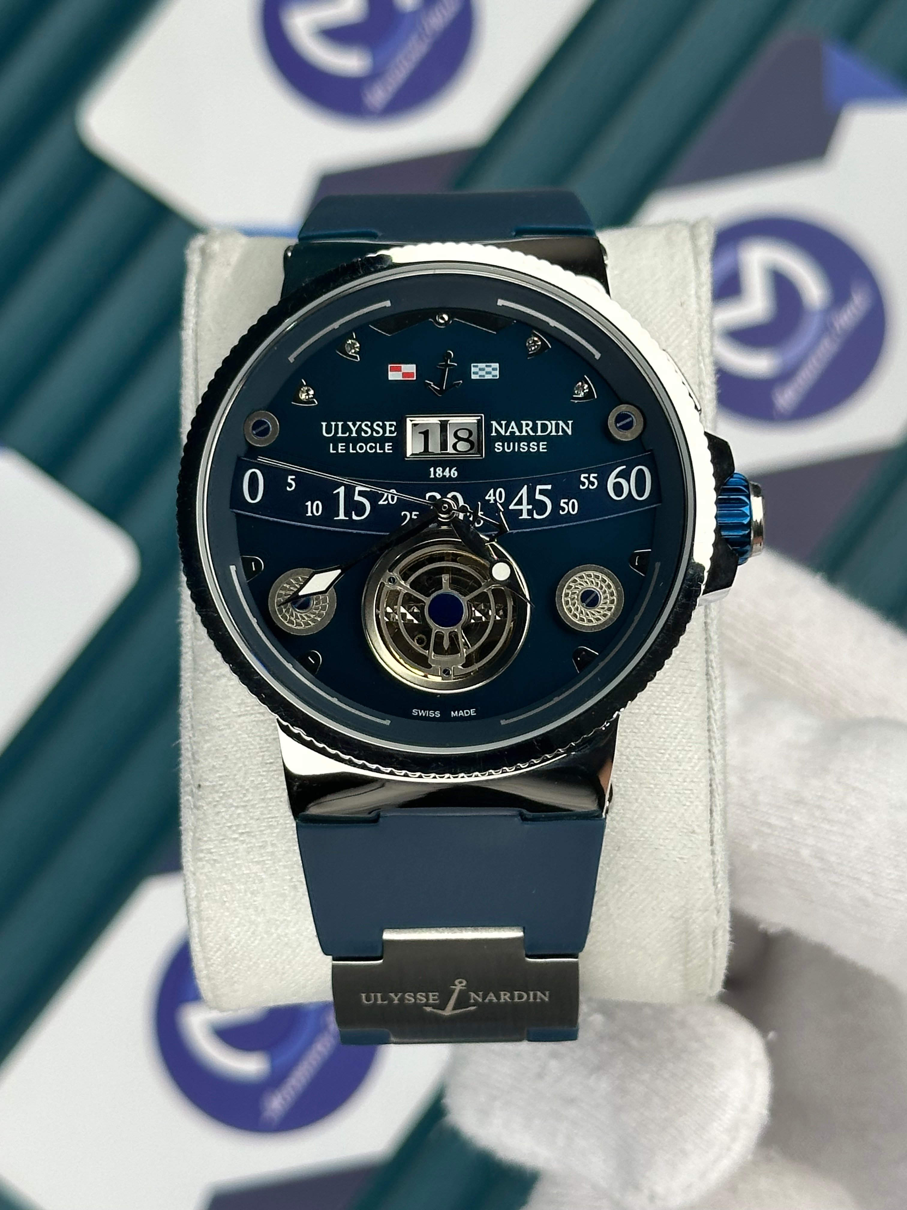 Ulysse Nardin Marine Tourbillon Blue 