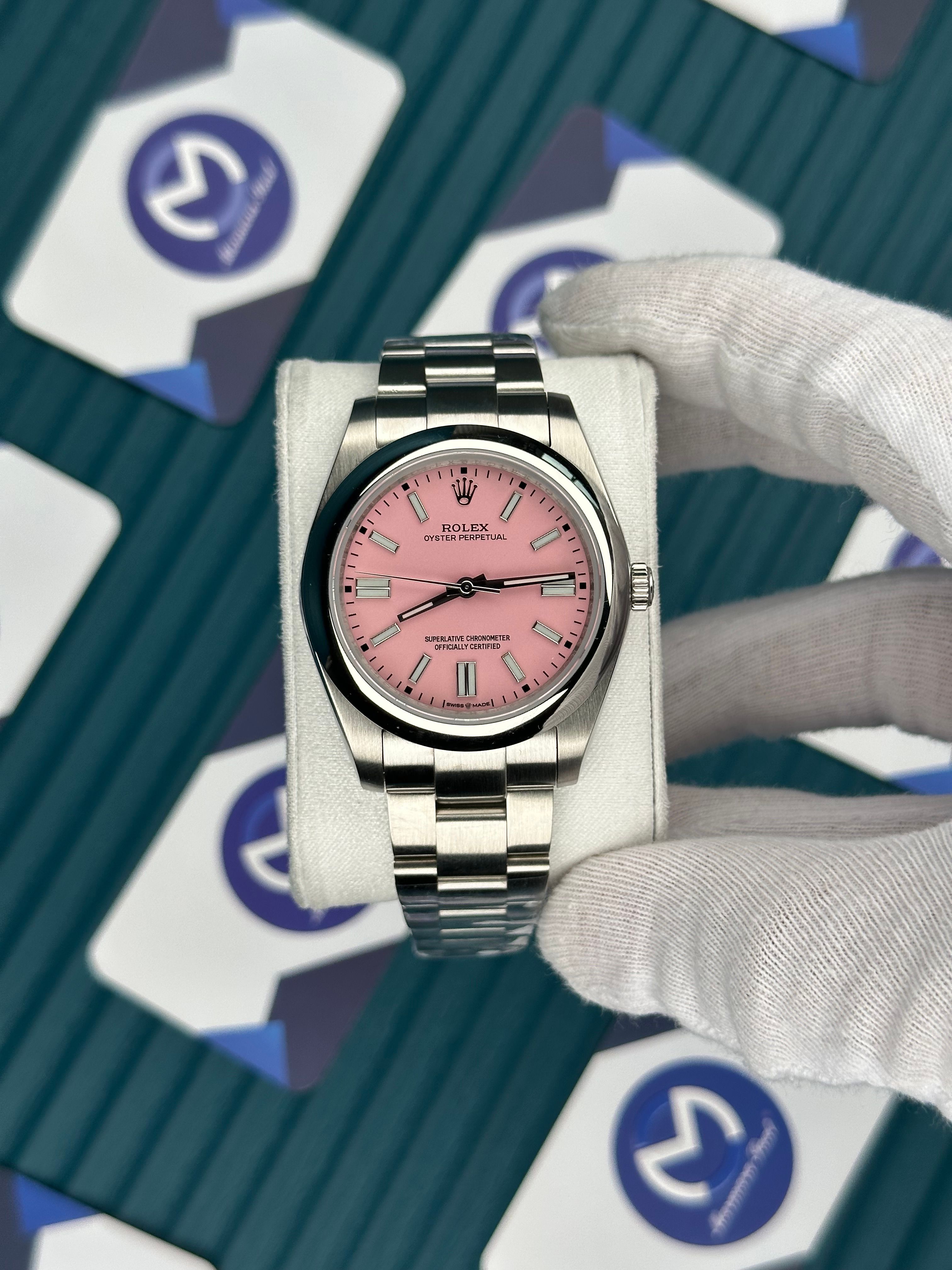 ROLEX OYSTER PERPETUAL PINK