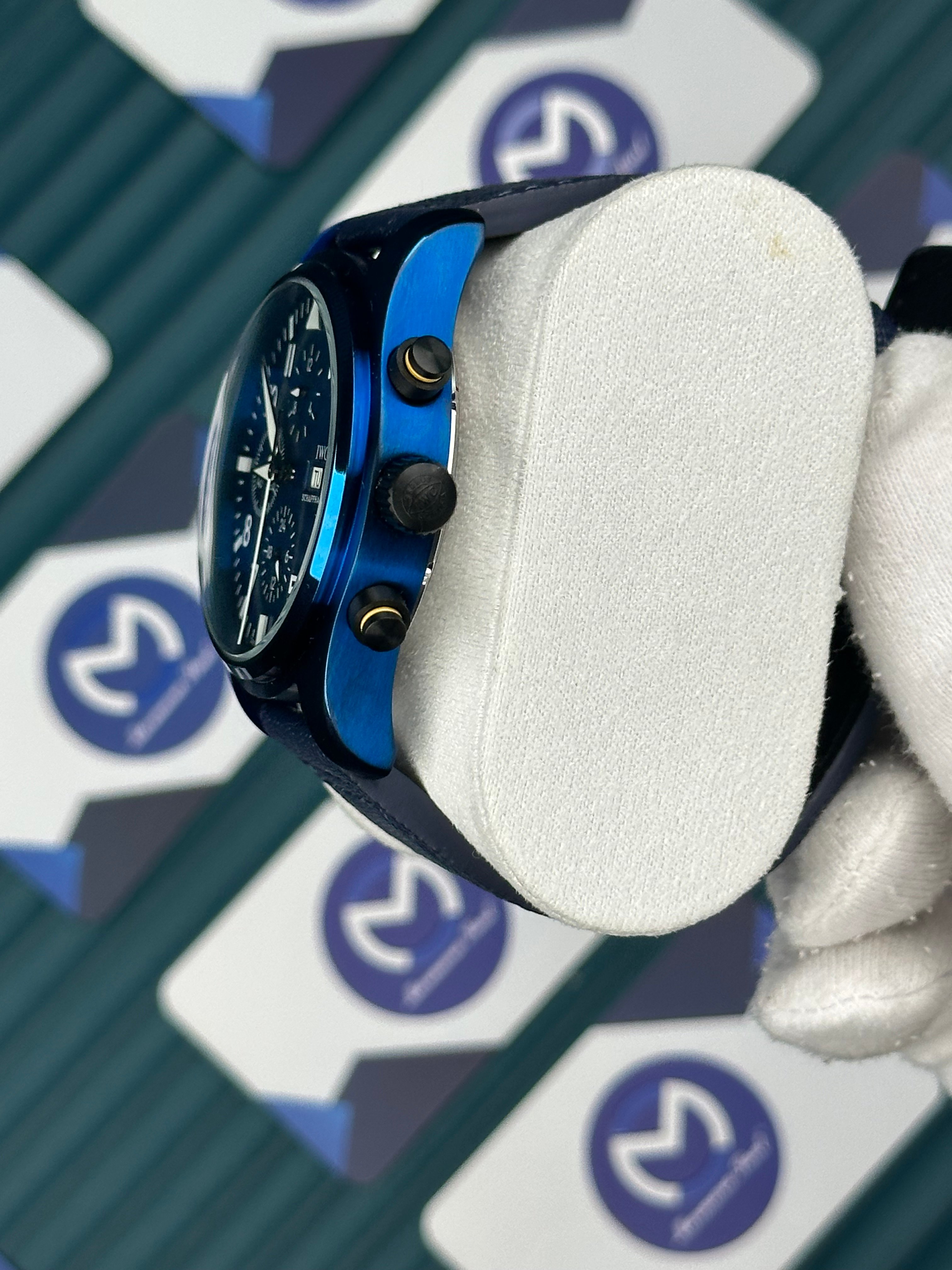 IWC BIG PILOT BLUE CHRONOGRAPH AUTOMATIC