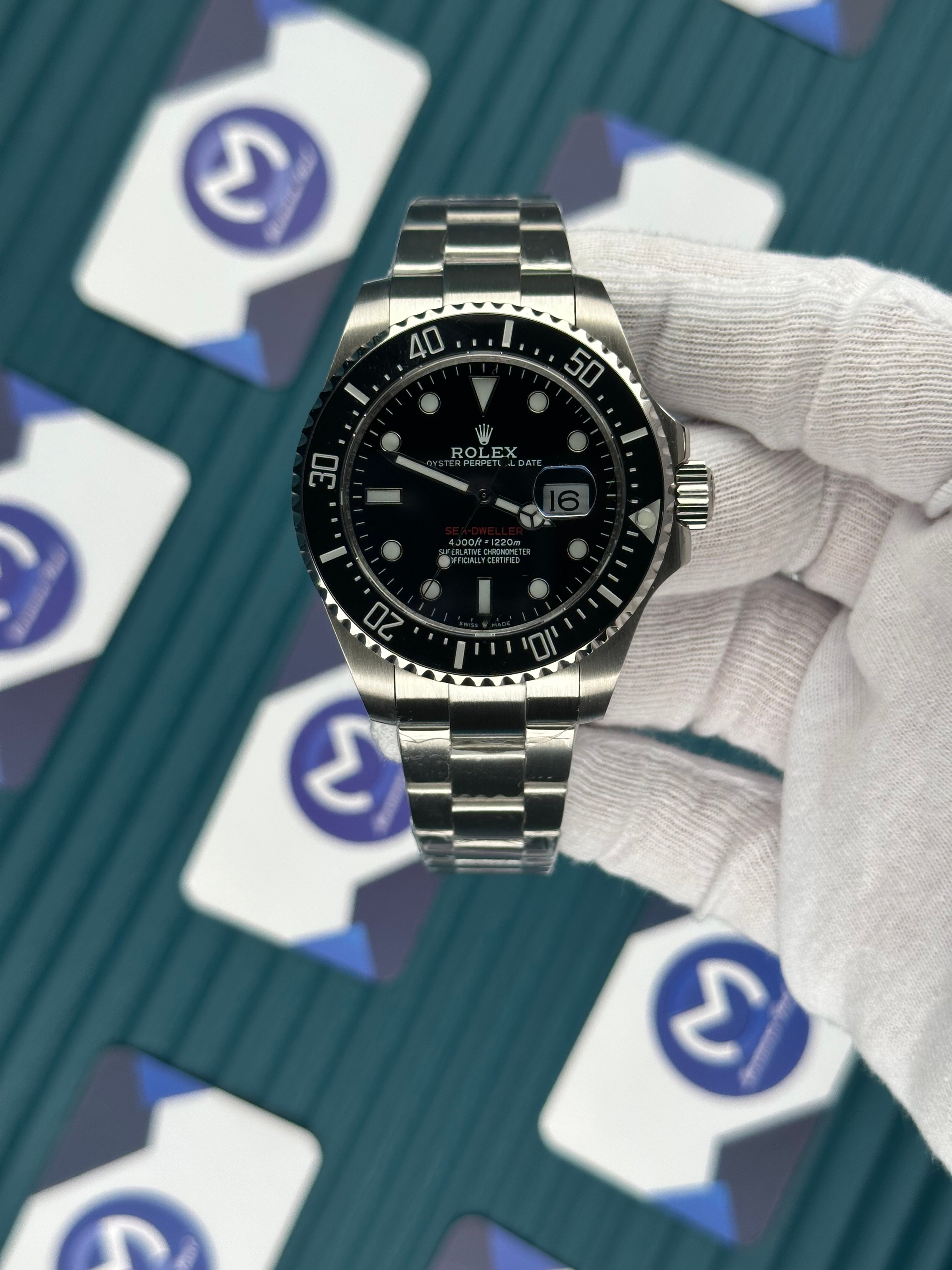 ROLEX SEA DWELLER BLACK DIAL SILVER OYSTER
