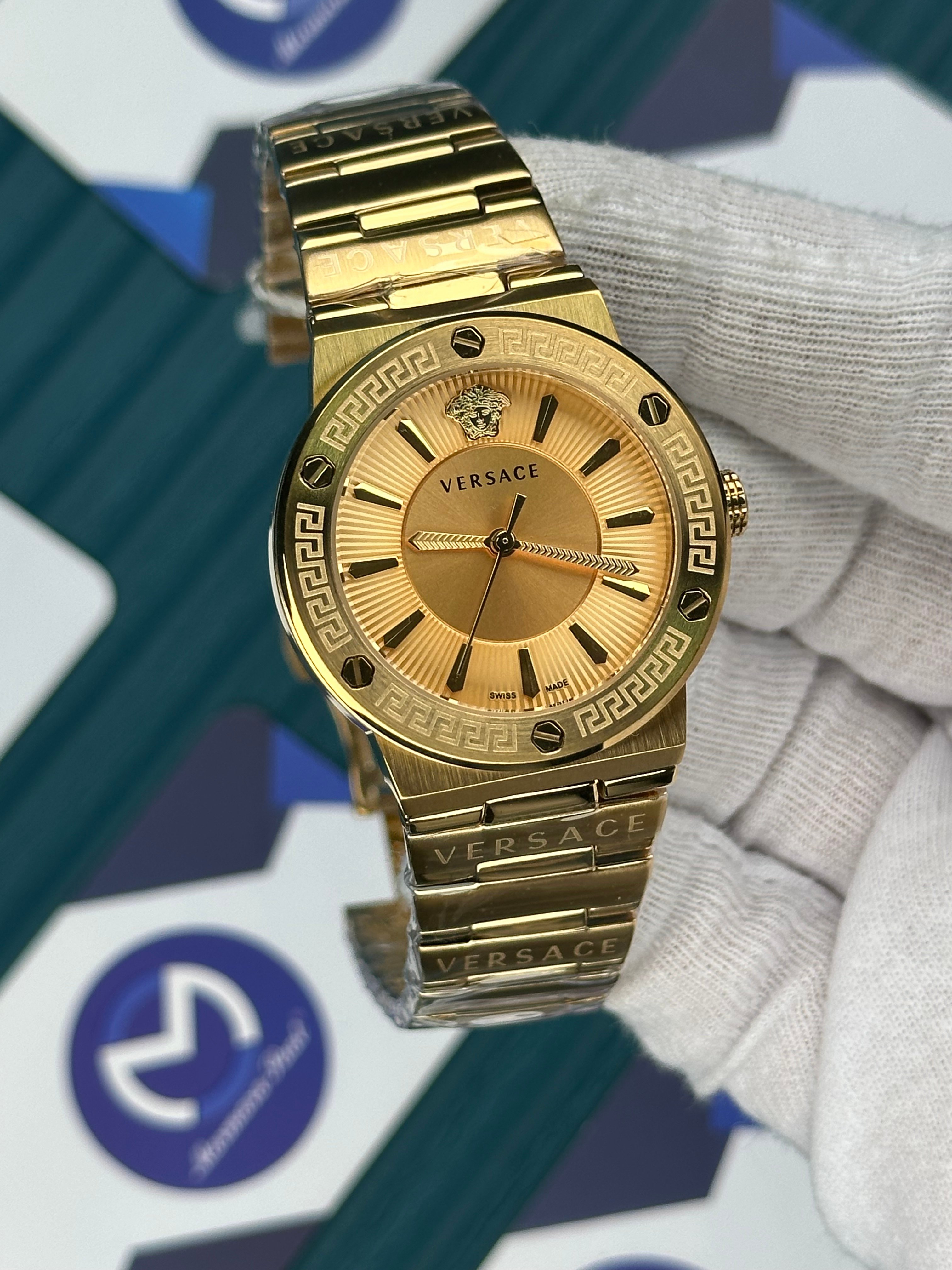 VERSACE 36 GOLD DAIL GOLD CORD
