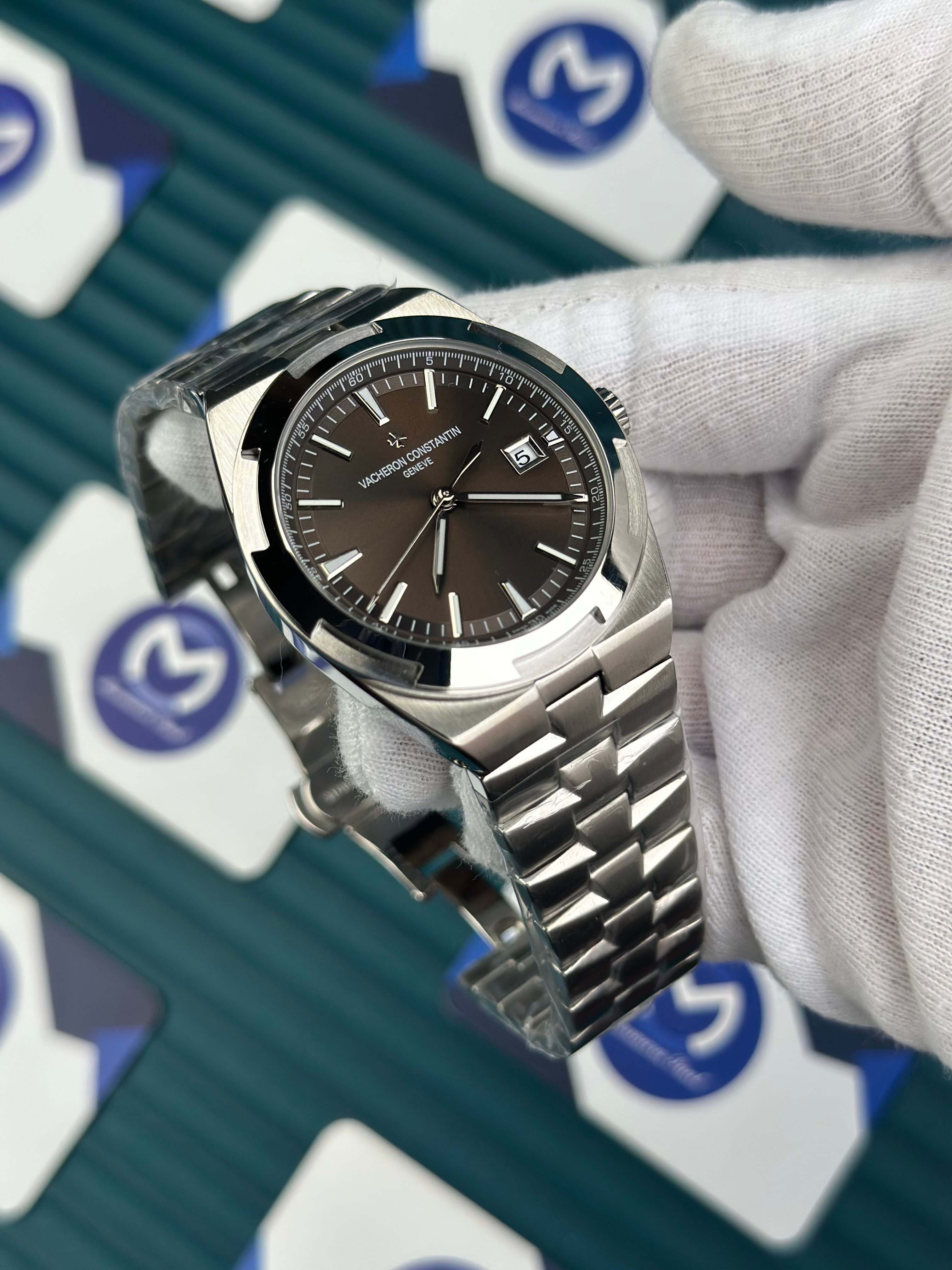 VACHERON CONSTANTIN BROWN OVERSEAS SILVER