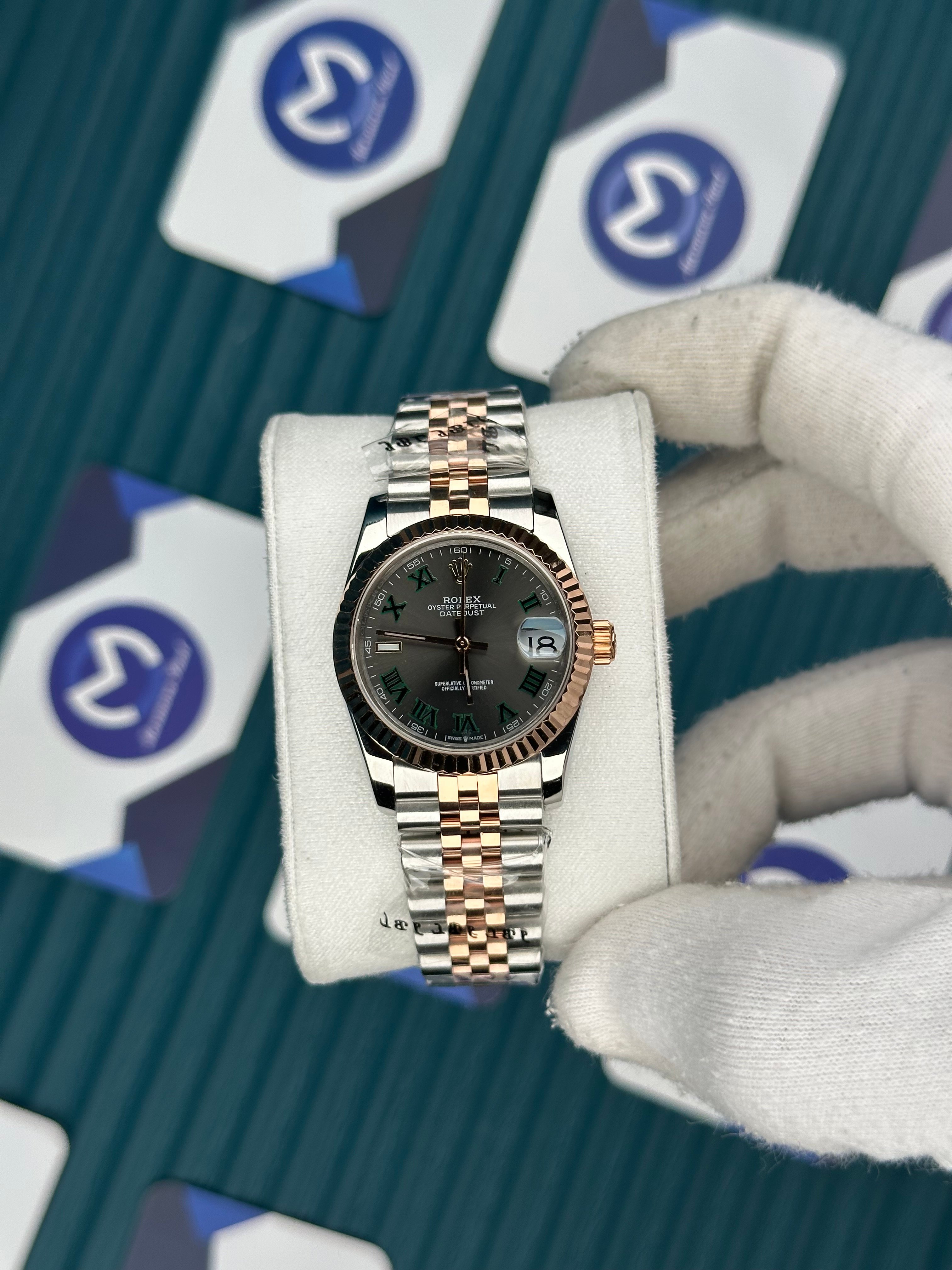 ROLEX 31 ARDUVAZ ROSE-SILVER JUBILEE 