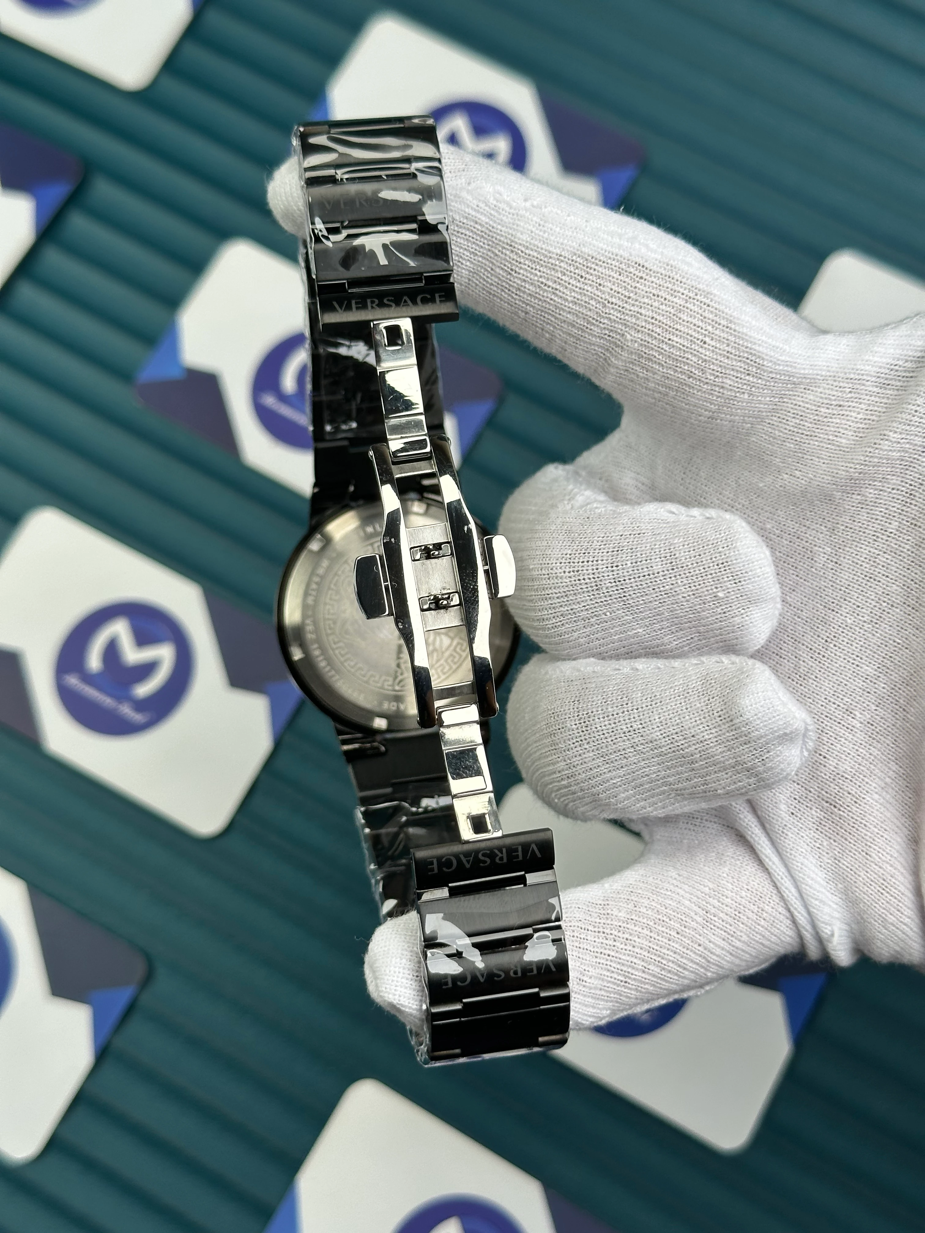 Versace Siyah Saniye Fonksiyonlu