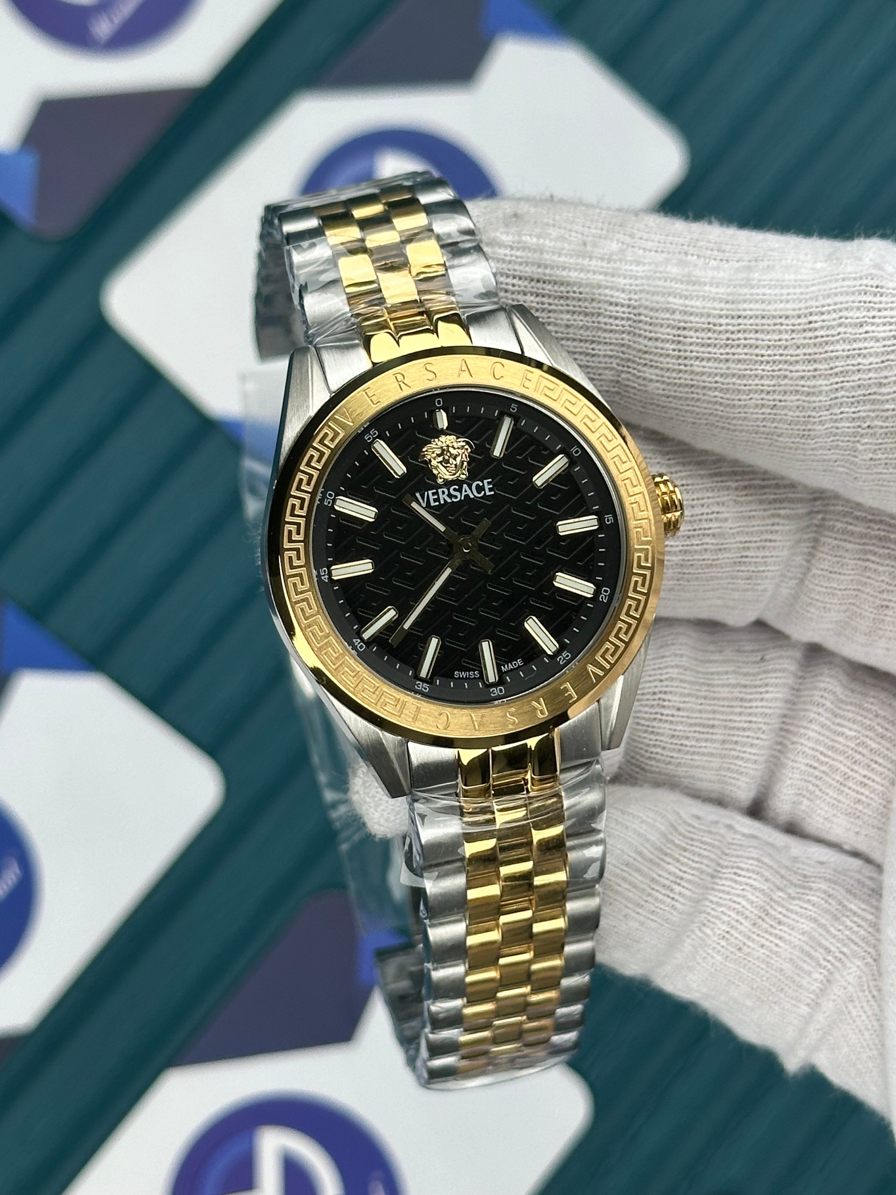 VERSACE 36 DESENLİ SAYH KADRAN GOLD-SILVER JUBILE