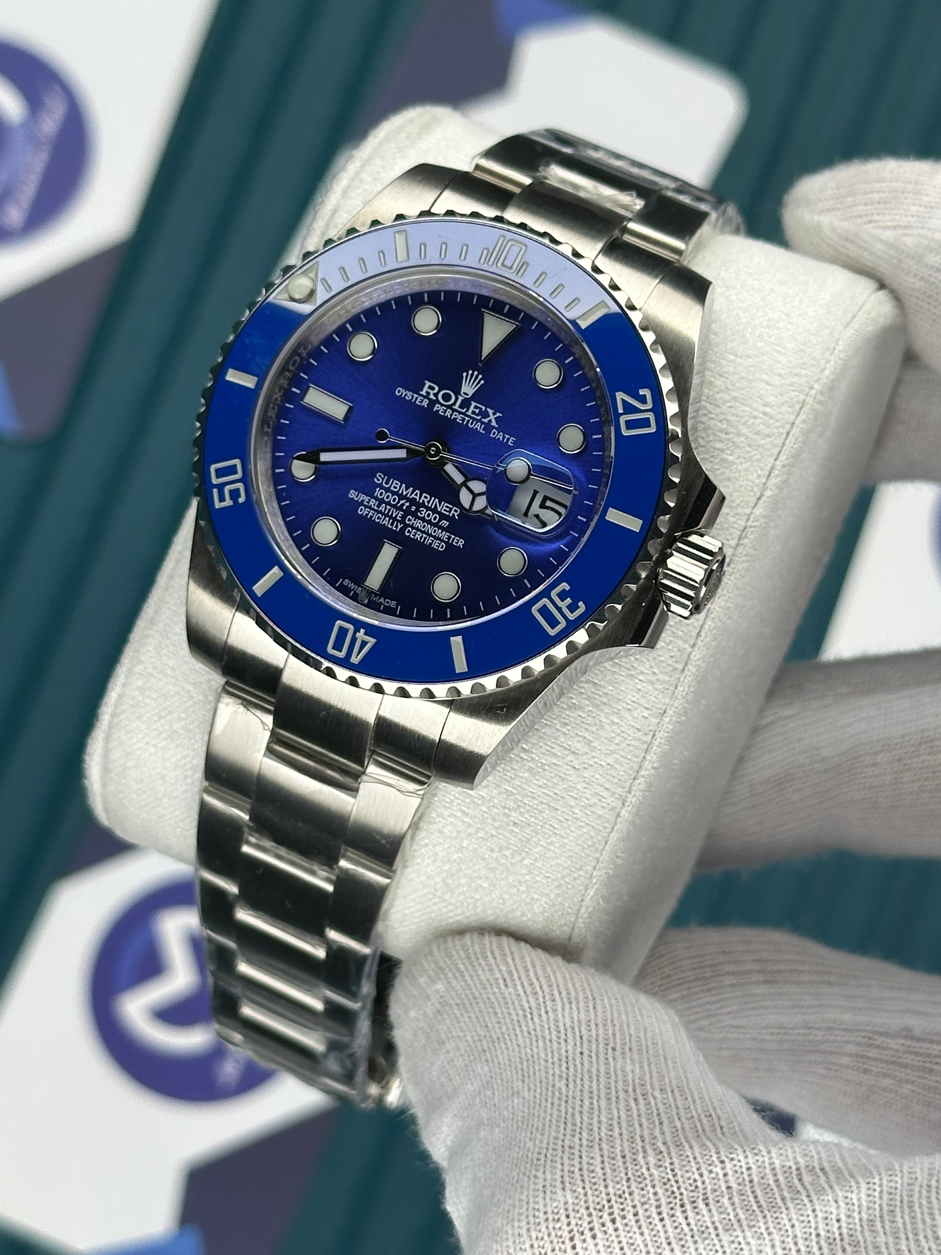 ROLEX SUBMARINER BLUE SILVER OYSTER