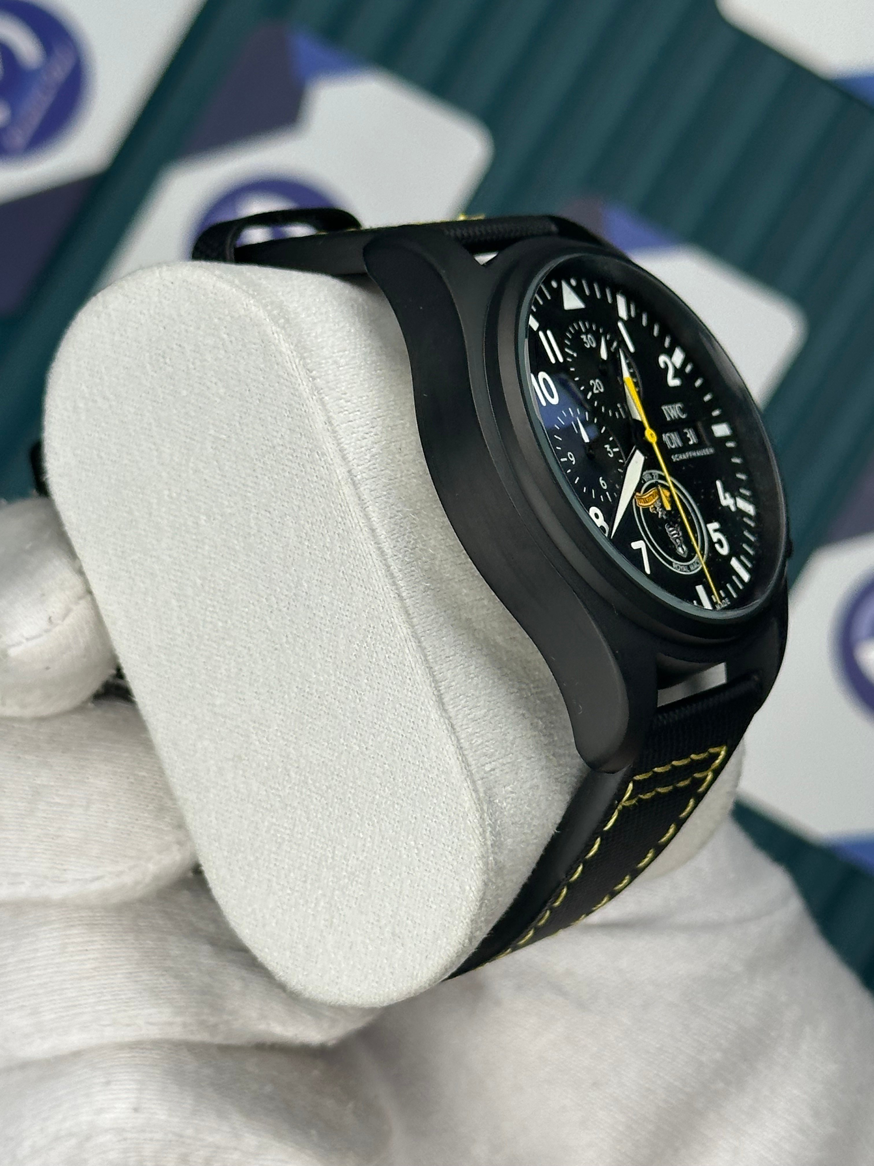 IWC Carbon Case Yellow Line Chronometer Automatic
