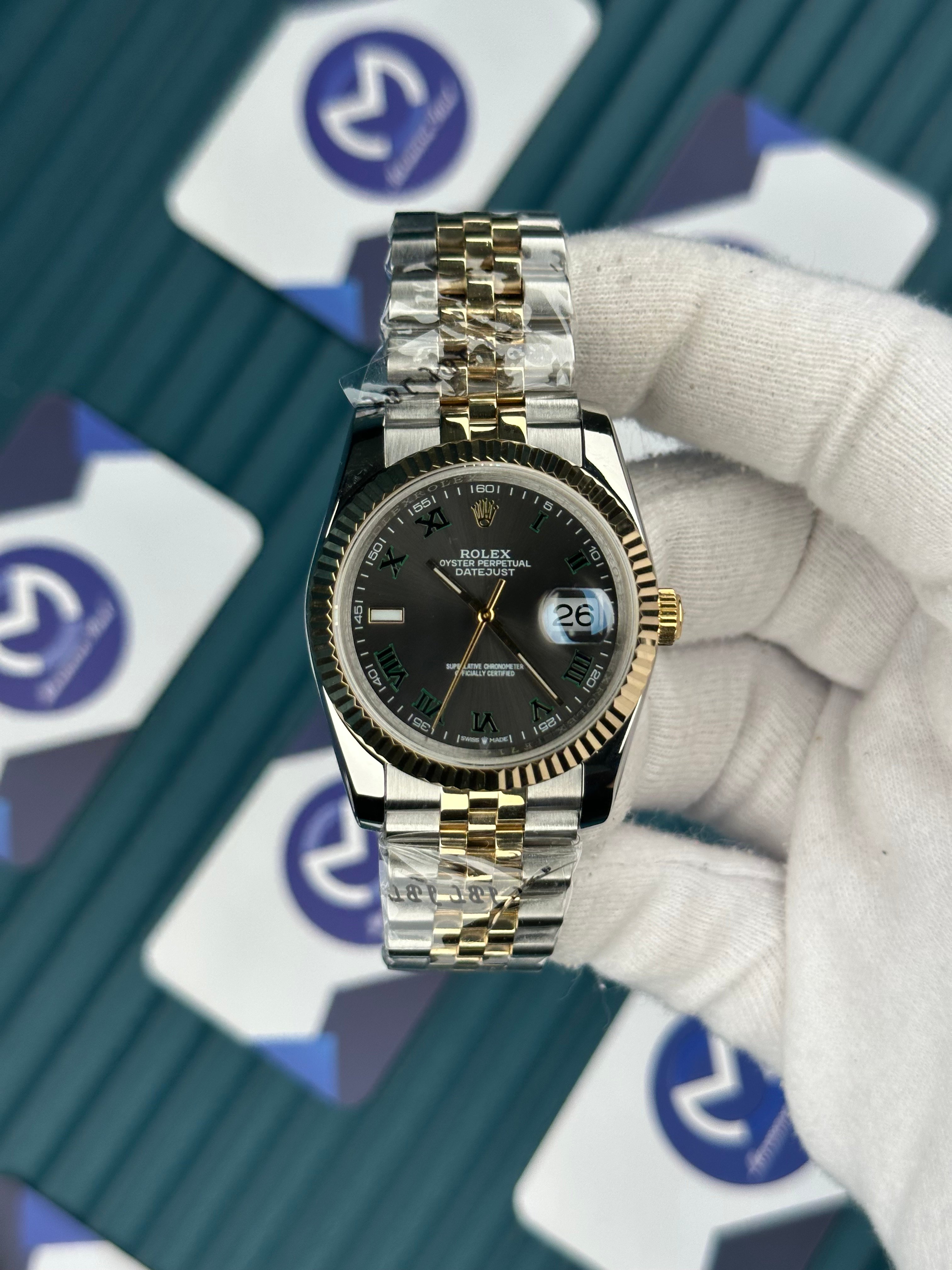 ROLEX 36 ARDUVAZ GOLD-SILVER JUBILEE
