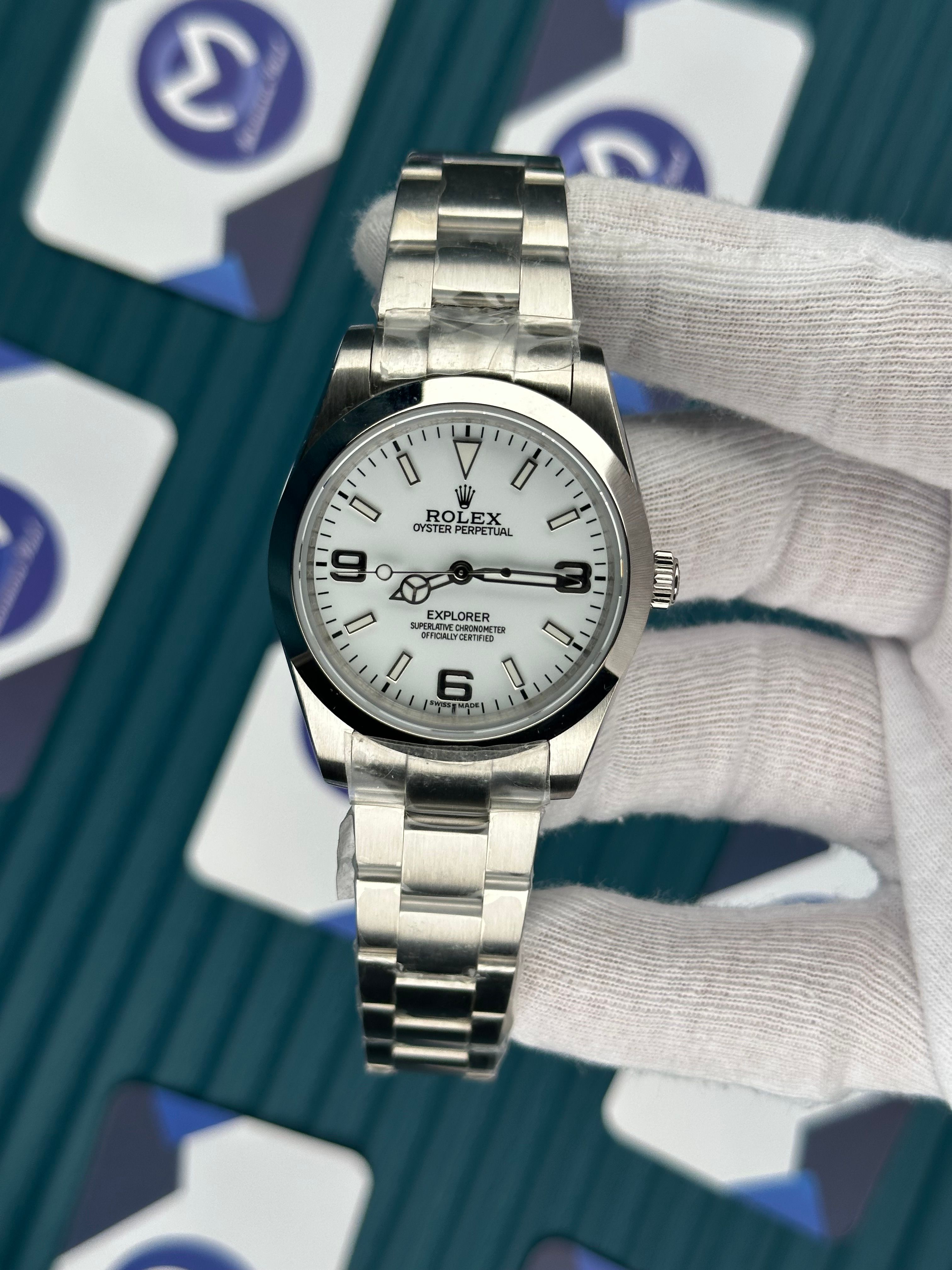 ROLEX EXPLORER WHITE DIAL