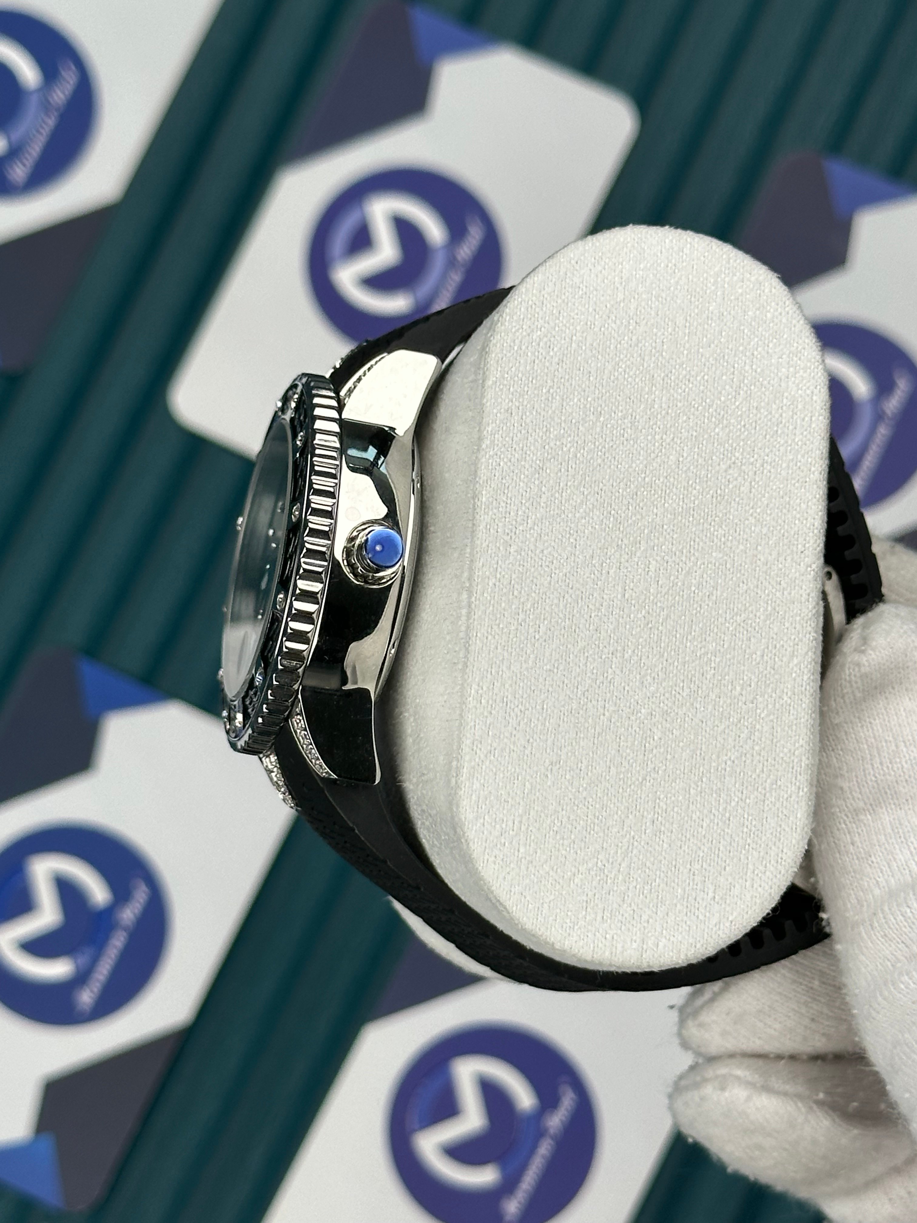 Ulysse Nardin Automatıque Diamond Black Silver Woman