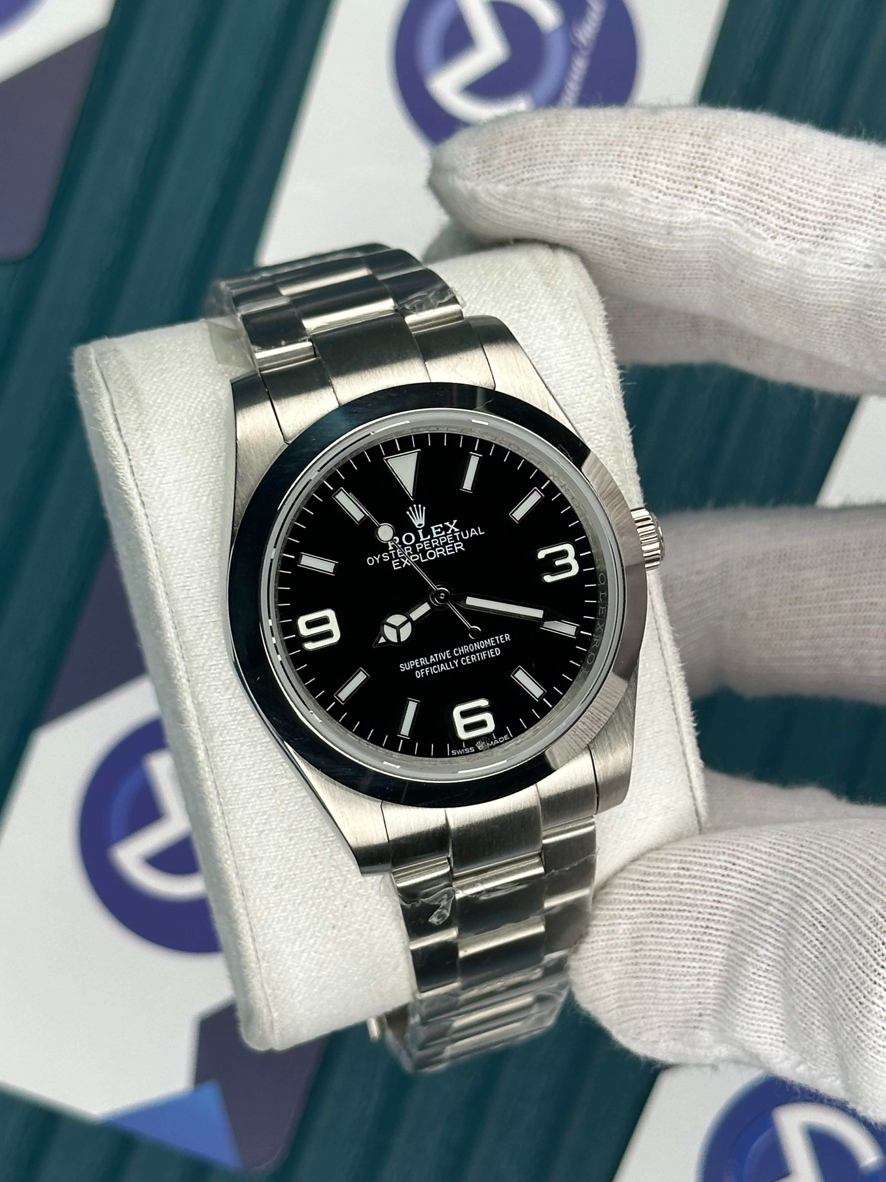 ROLEX EXPLORER BLACK DIAL