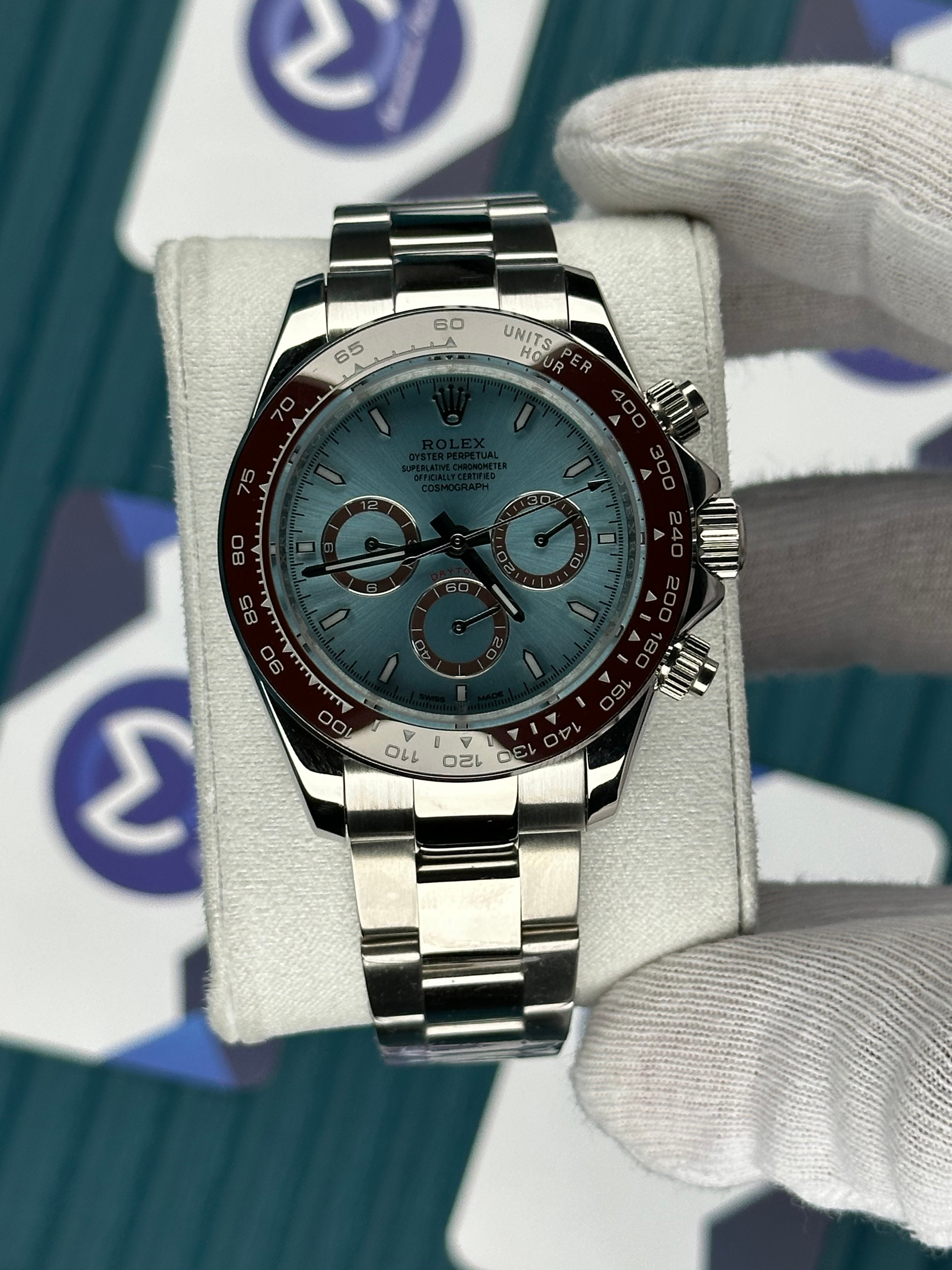 ROLEX DAYTONA ICE-BLUE SILVER OYSTER