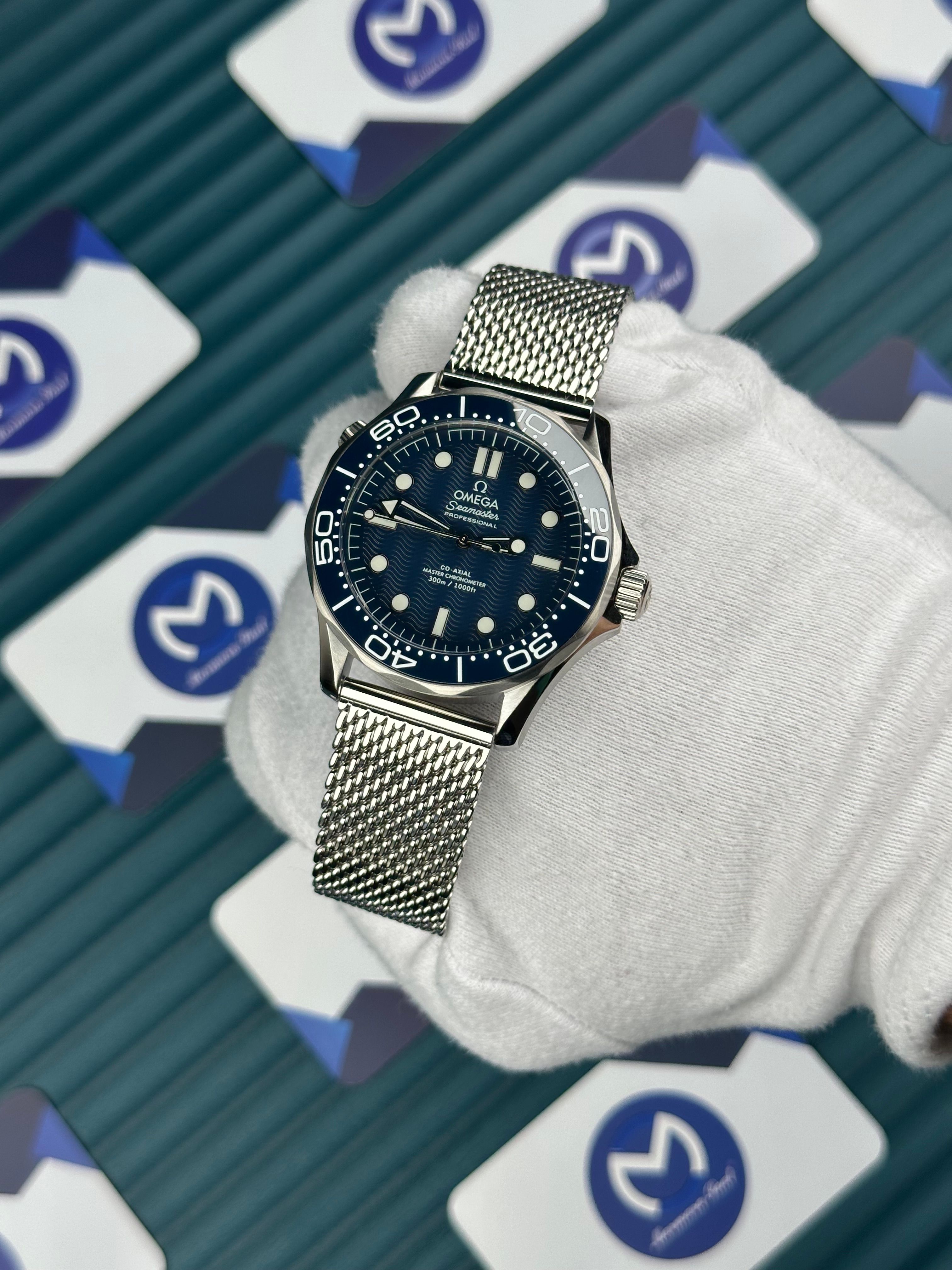 Omega Seamaster Diver 300m James Bond 60th Anniversary Mavi 