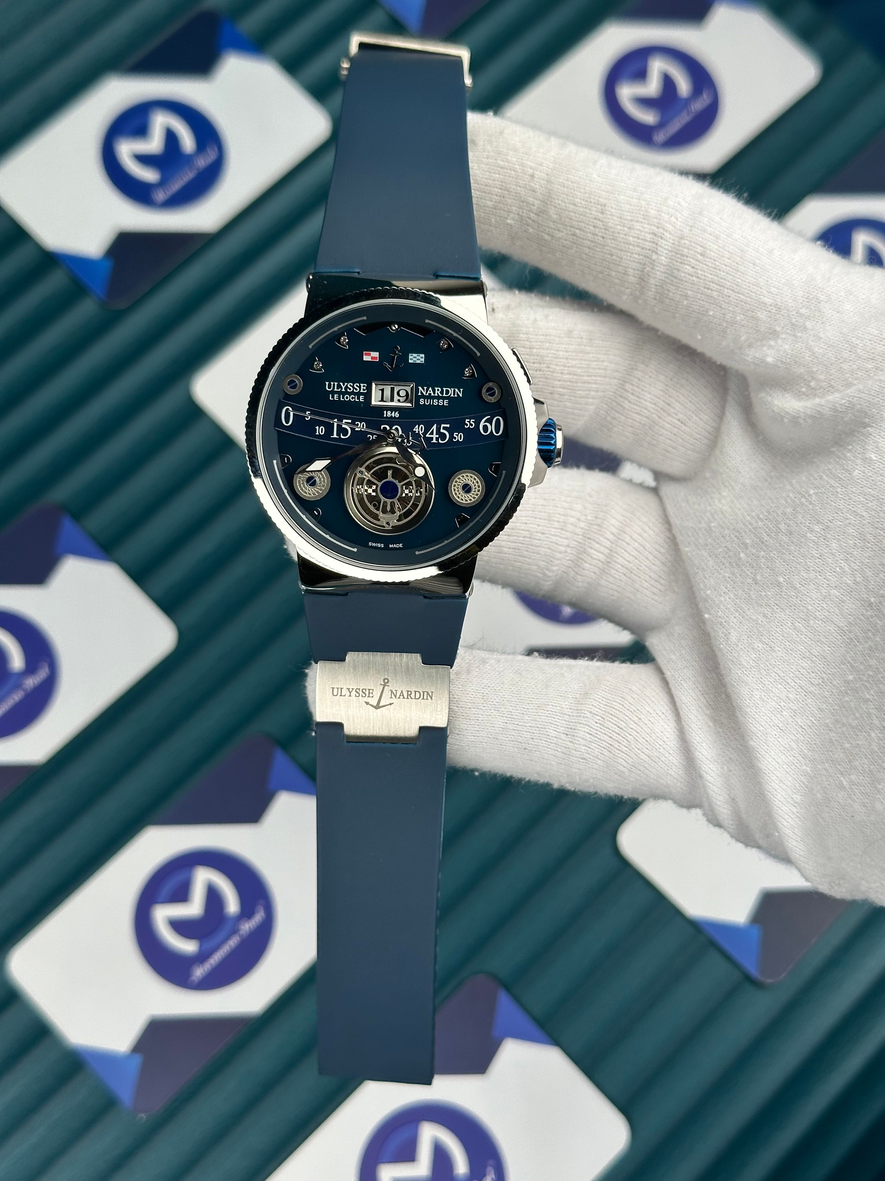 Ulysse Nardin Marine Tourbillon Blue 