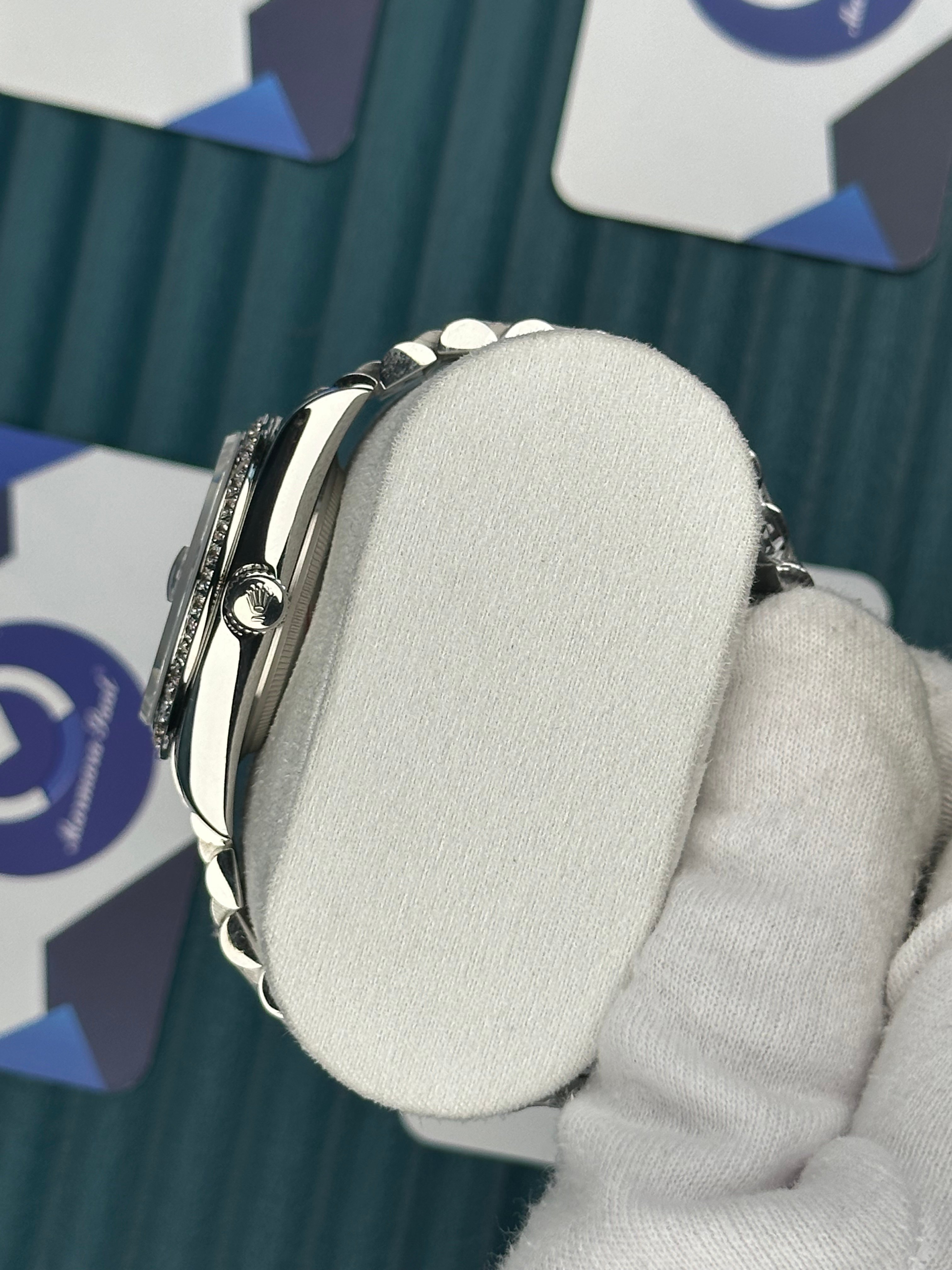 ROLEX 36 DAYDATE WHITE ROMA DIAL SILVER PRESIDENT 
