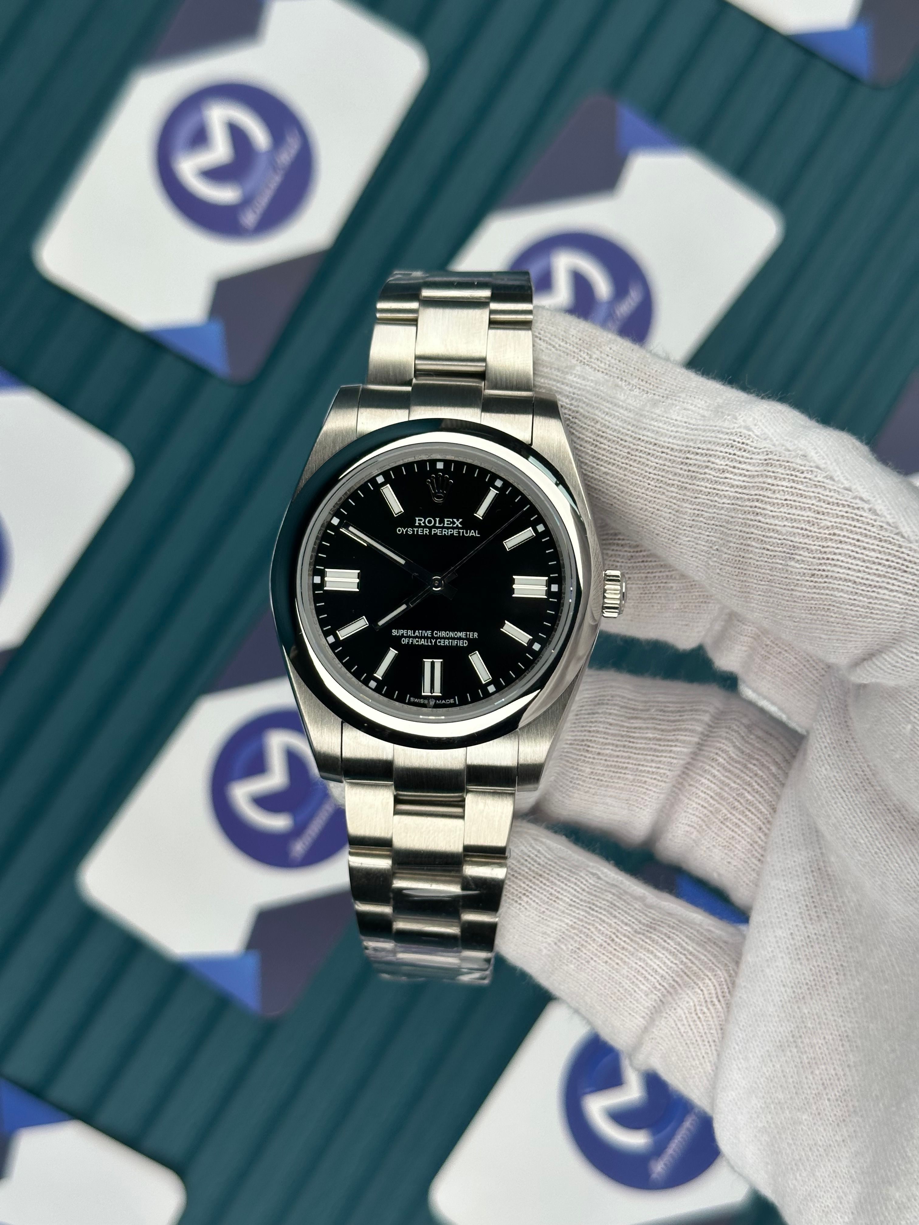 ROLEX OYSTER PERPETUAL BLACK