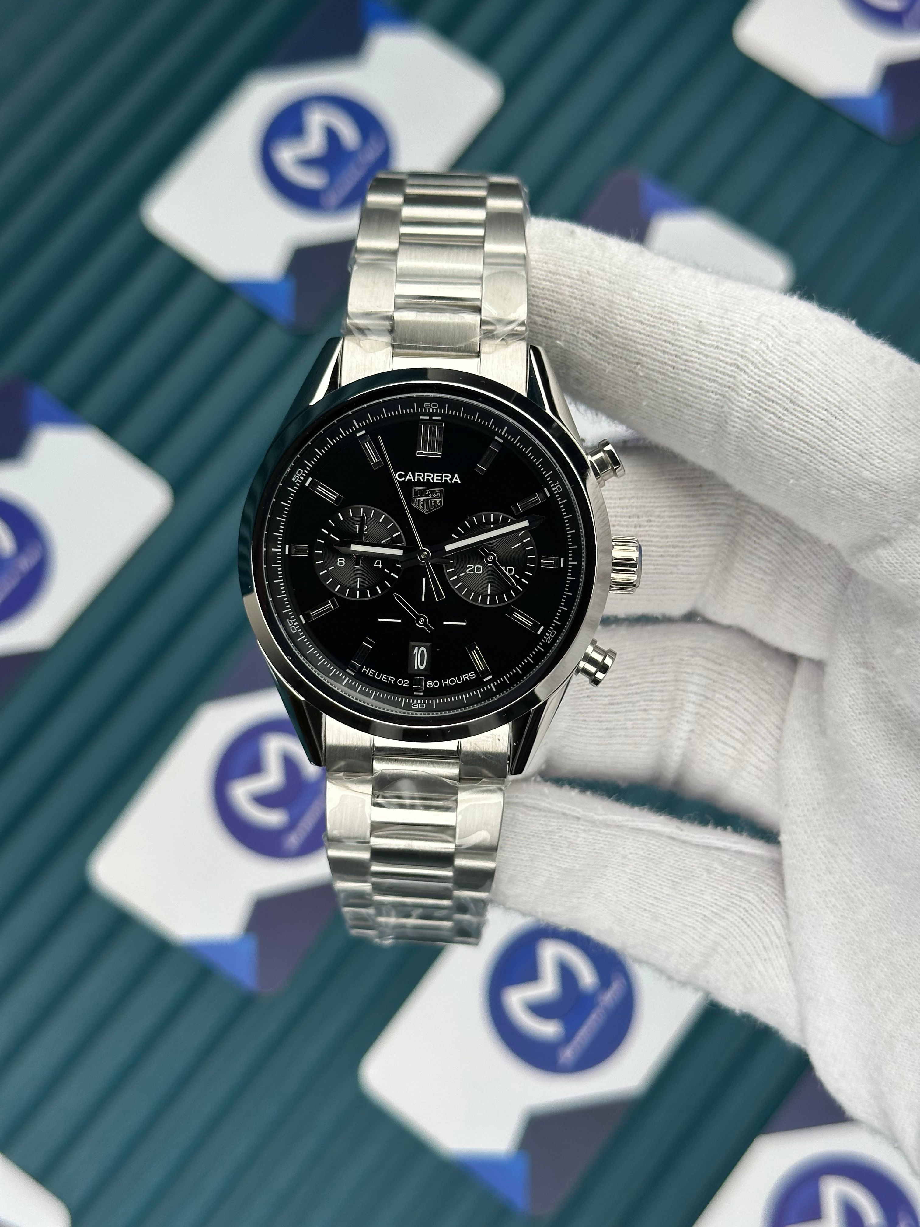 Tagheuer Carrera Fonksiyonlu Siyah Kadran