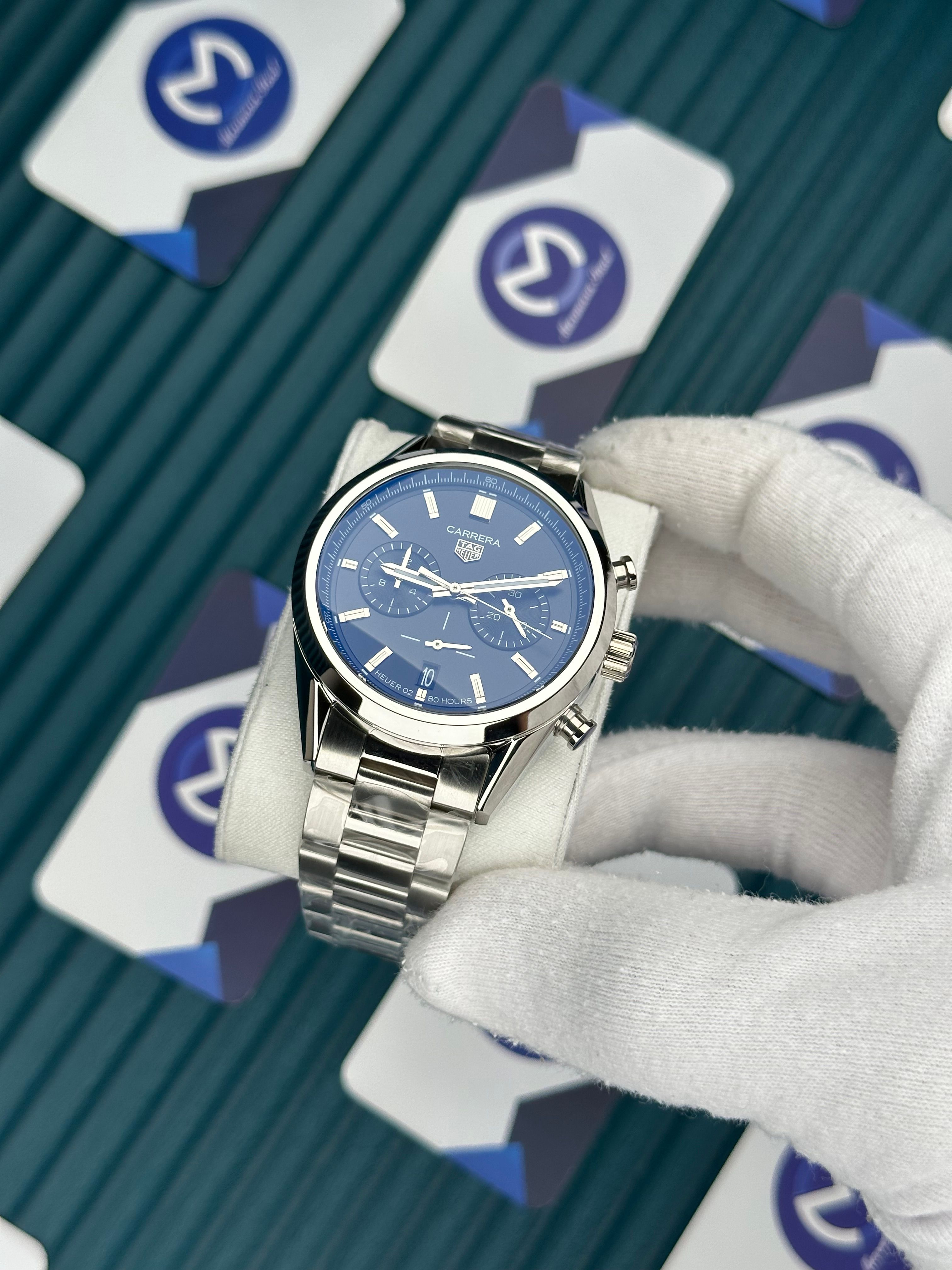 Tagheuer Carrera Fonksiyonlu Siyah Kadran
