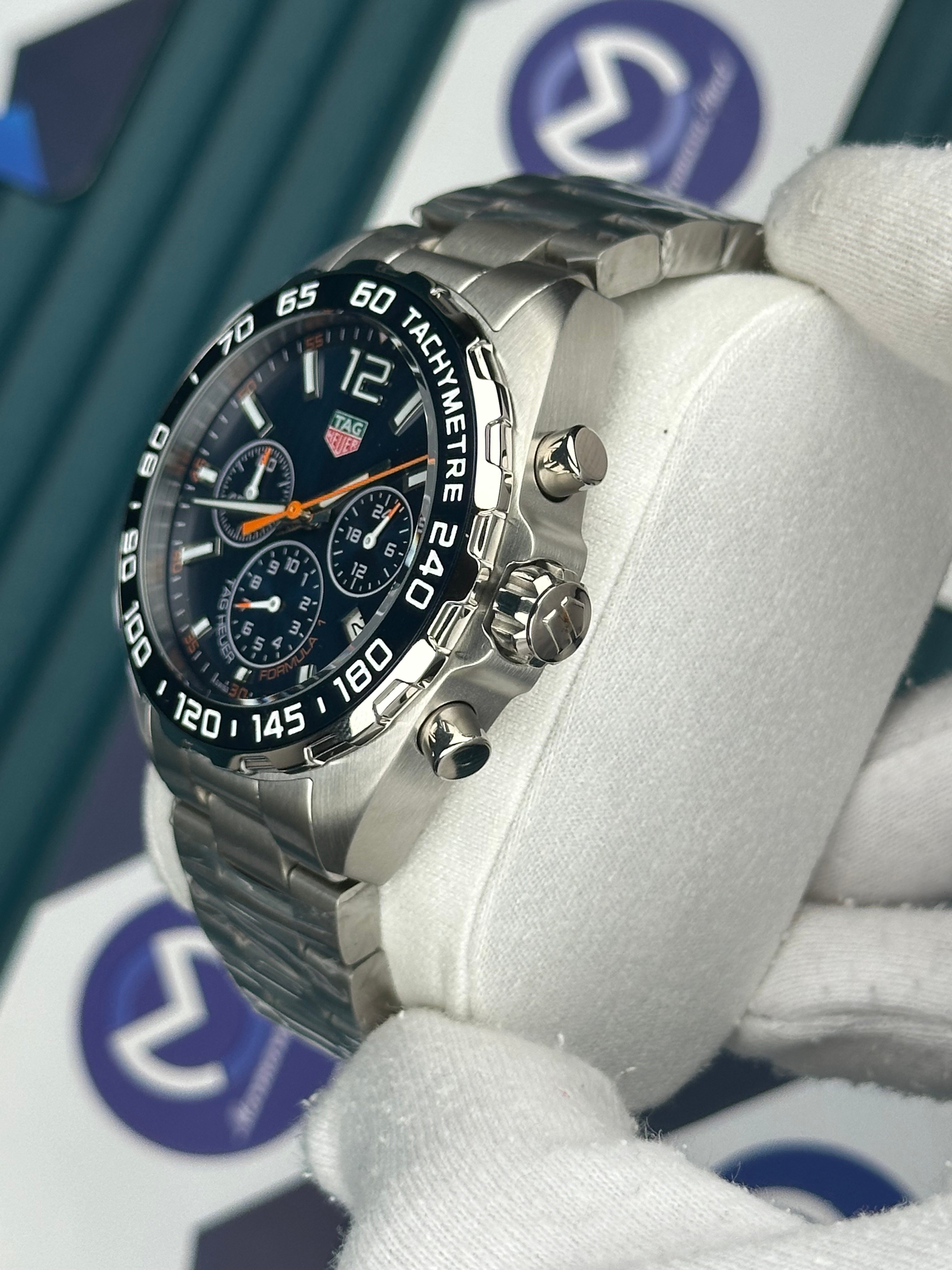 Tagheuer Formula 1 Tachymetre Fonksiyonlu Mavi Kadran