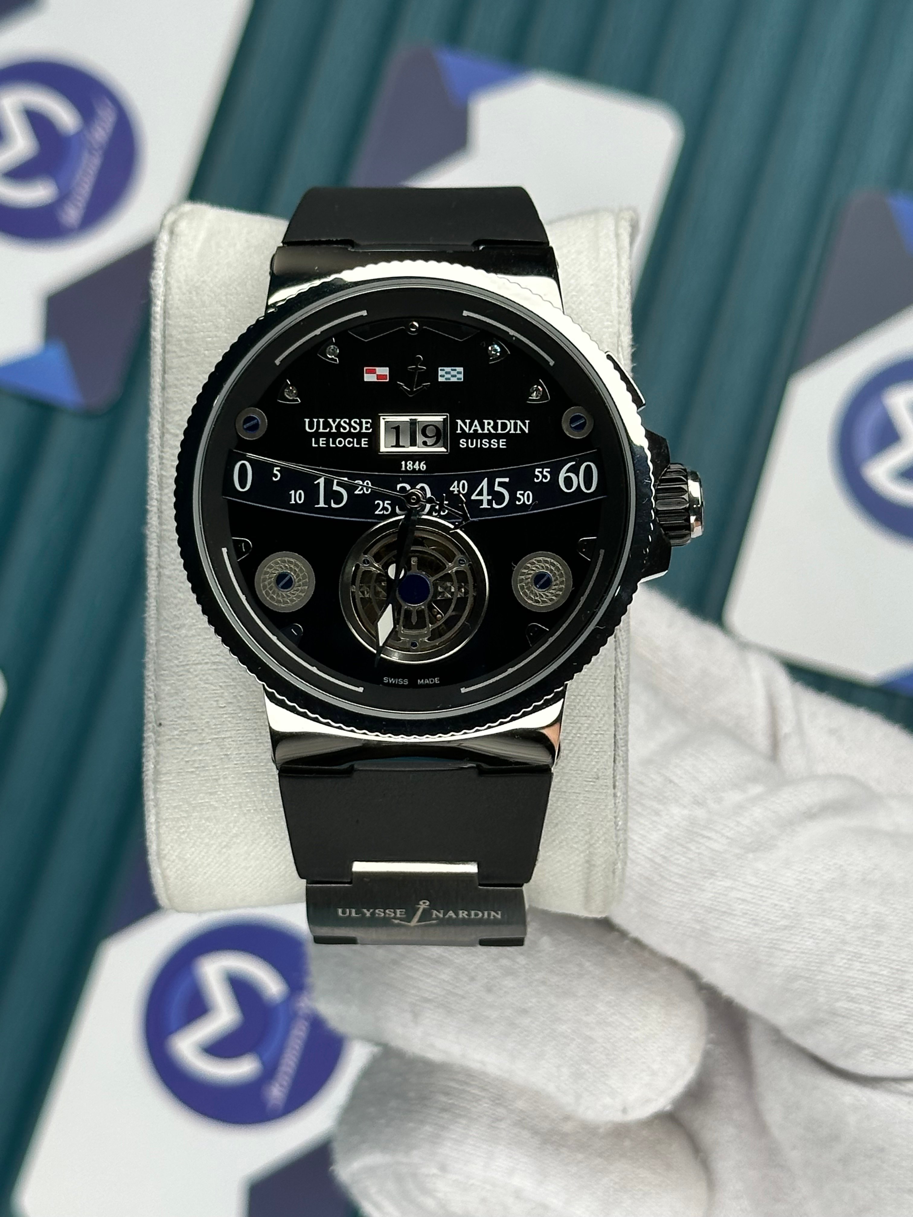 Ulysse Nardin Marine Black Tourbillon