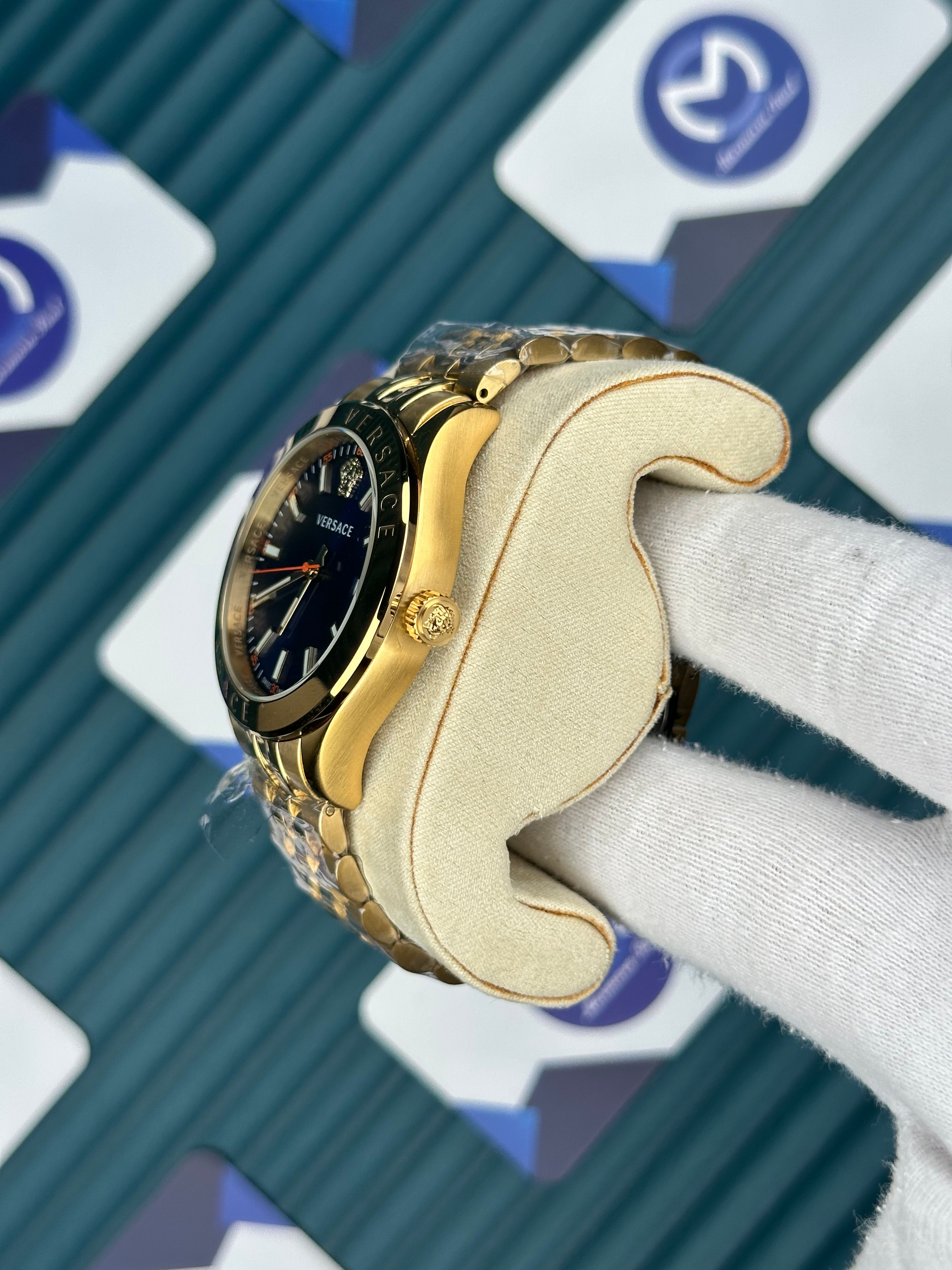 Versace Gold Jübile Mavi Kadran
