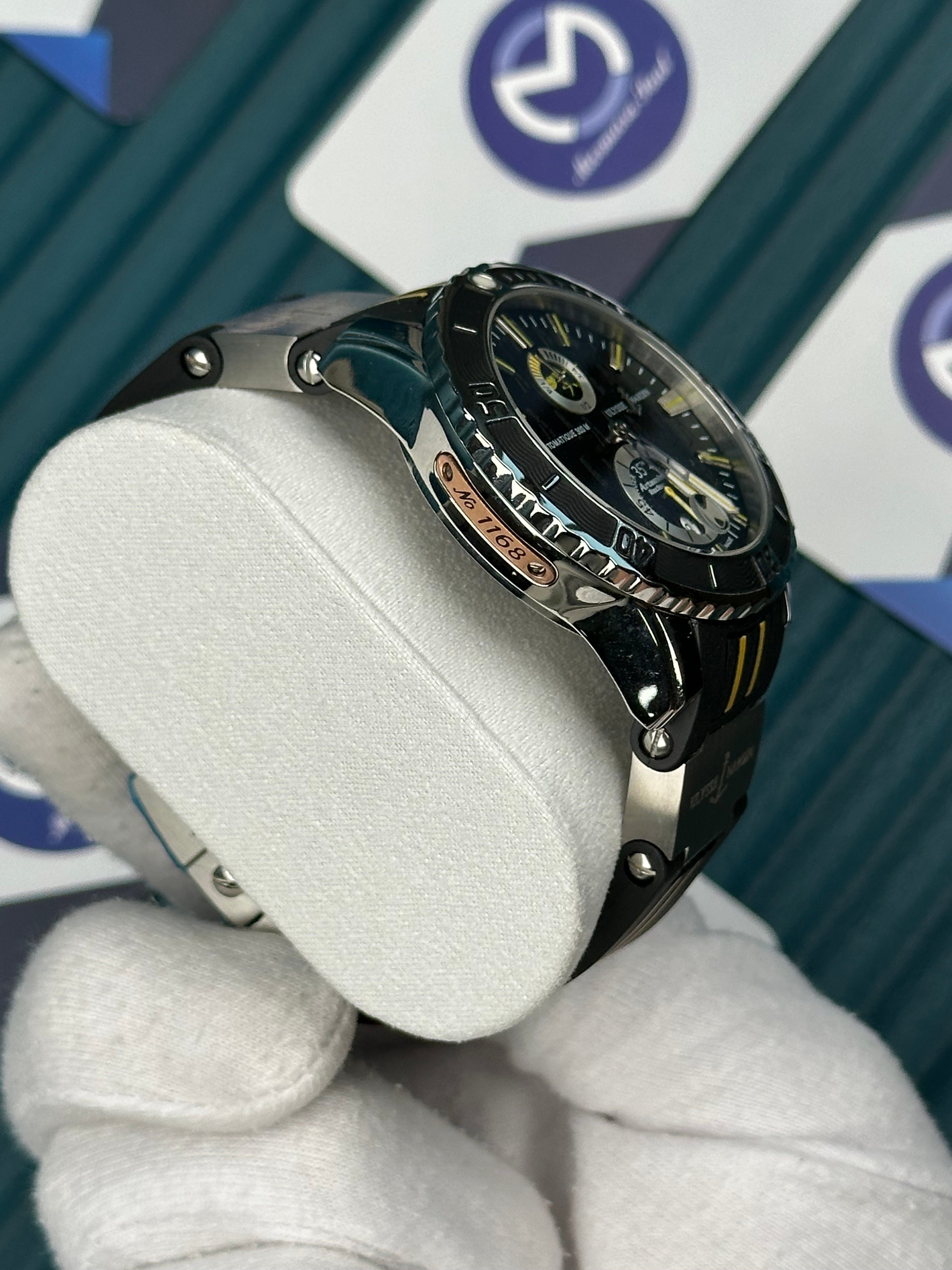 Ulysse Nardin Chronometer Automatic Black Yellow Line