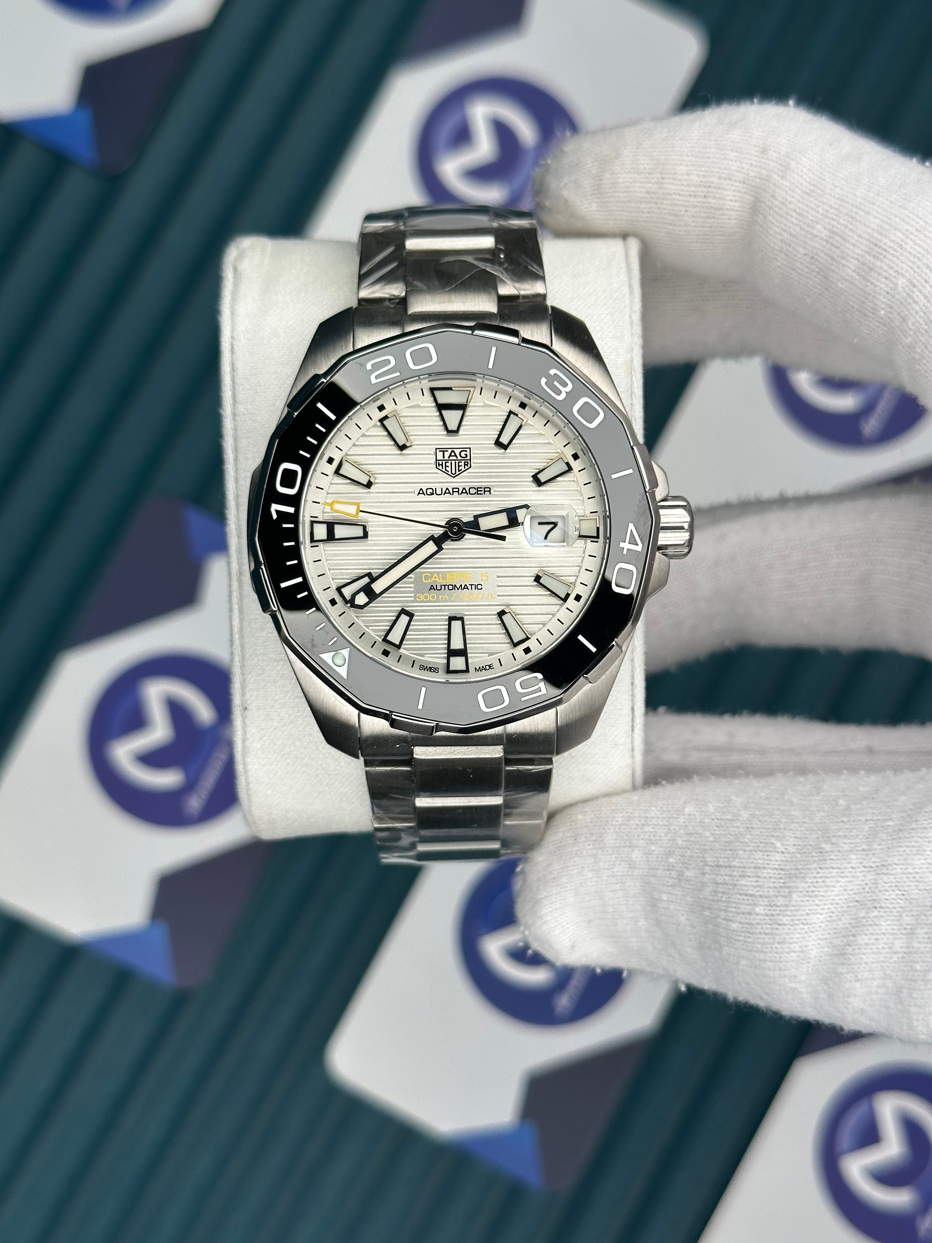 Tagheuer Aquaracer Calibre 5 Automatic Beyaz Kadran 