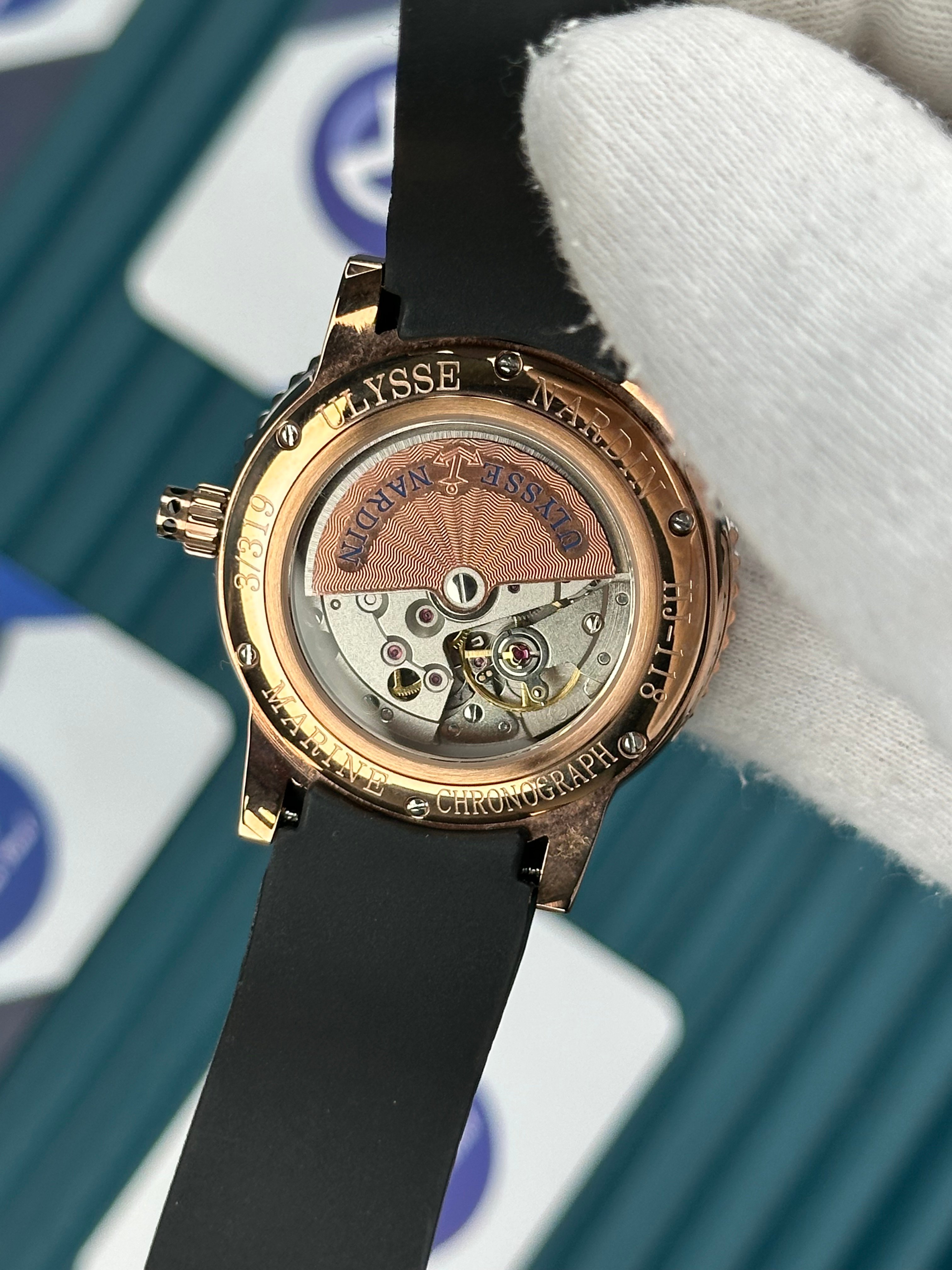 Ulysse Nardin Rose Case Black And Diamond Woman