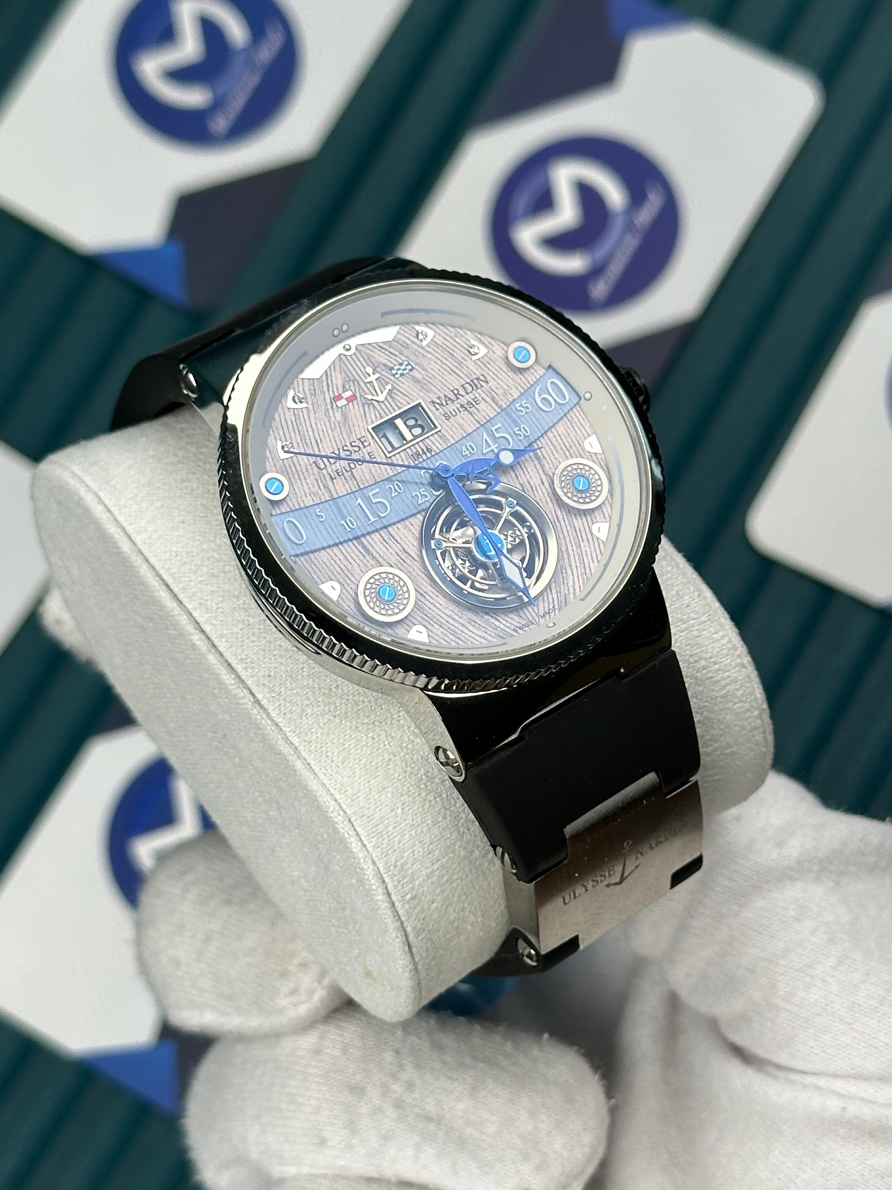 Ulysse Nardin Tourbillon Desert Dial Black Cord 